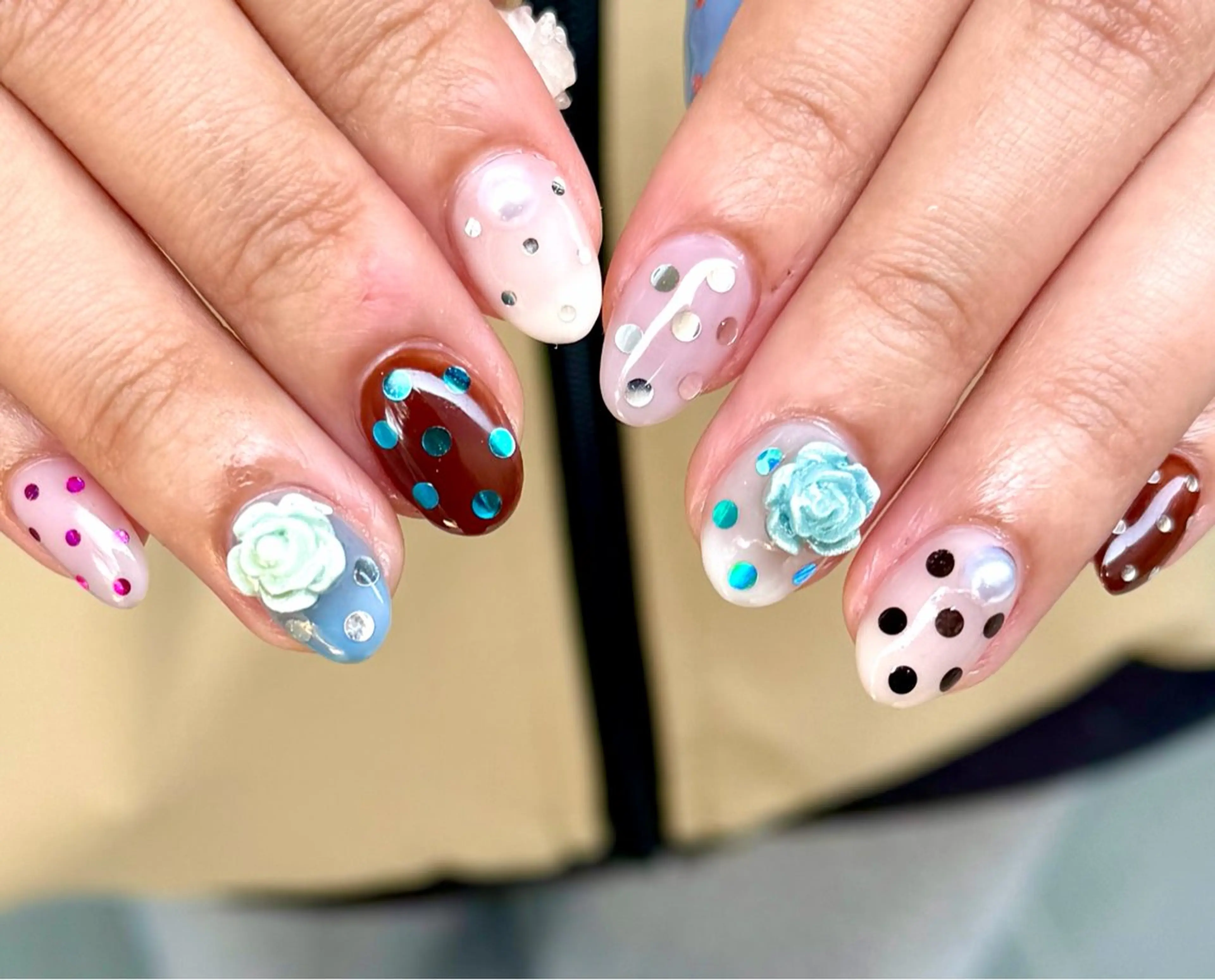 ネイル ドット ハンドネイル HazeGrass NAILのネイルデザイン