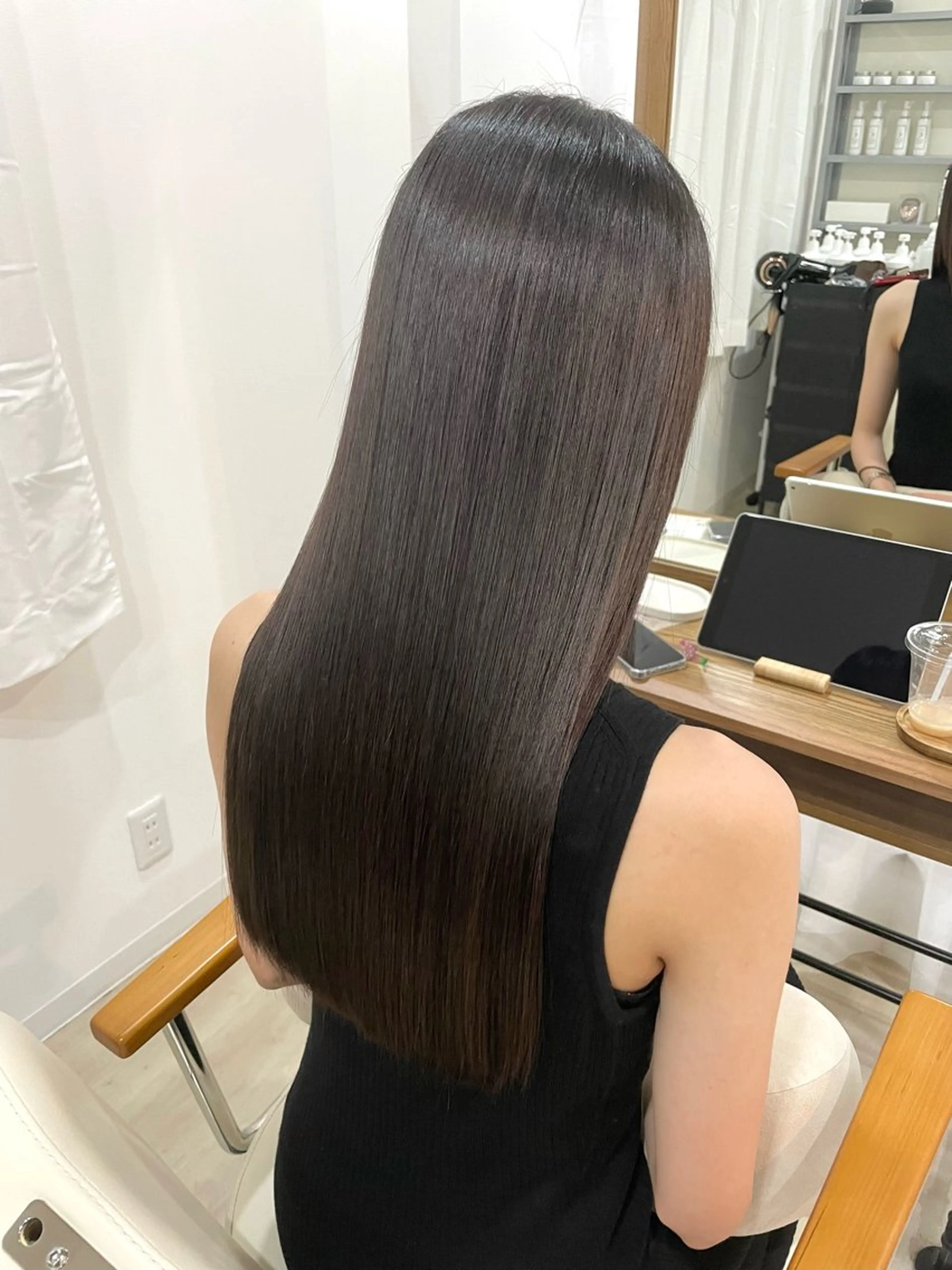 ロング 髪質改善 縮毛矯正 美髪専門サロン kazuのヘアスタイル