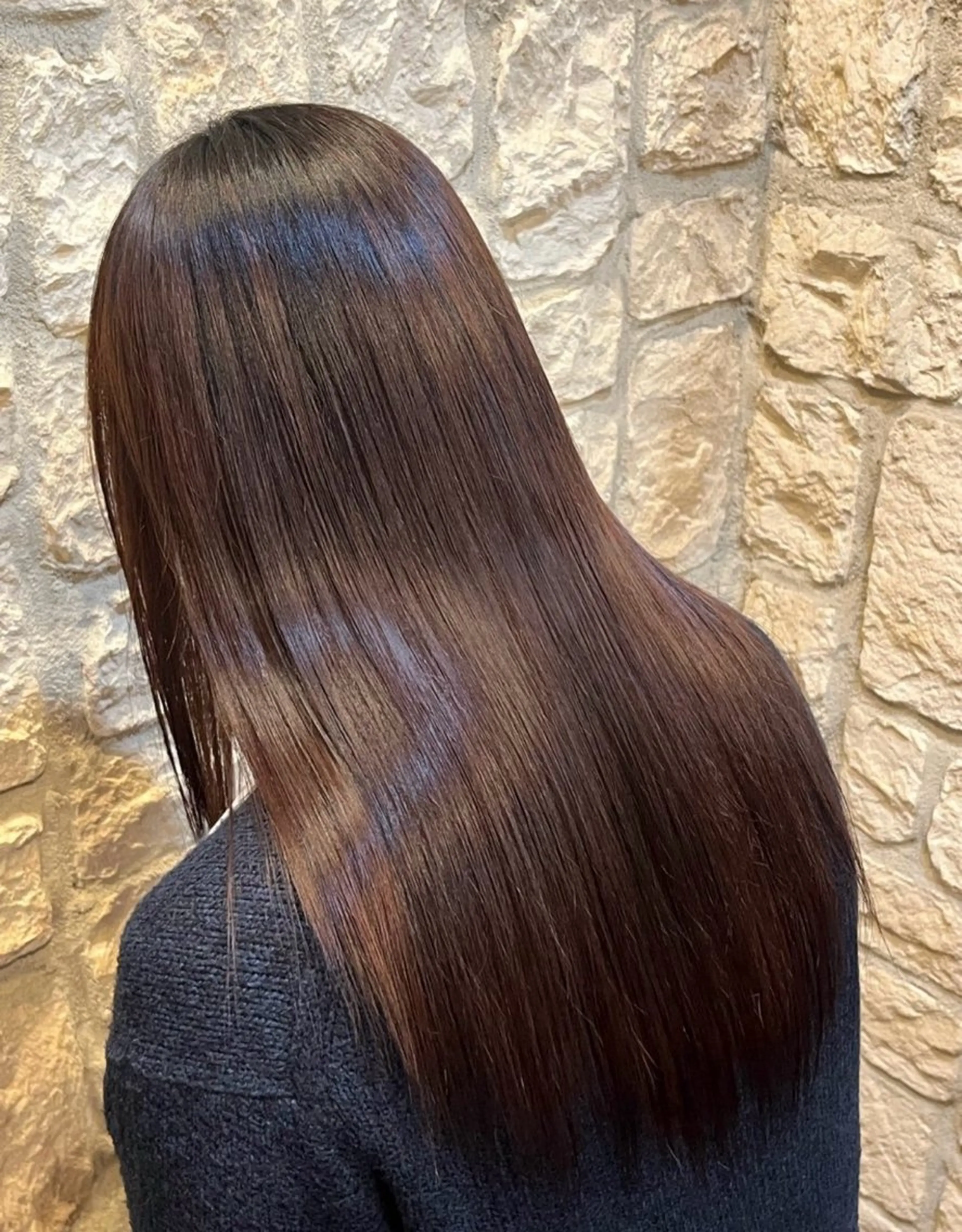 【✨艶髪✨】カット+酸性縮毛矯正✂️の写真