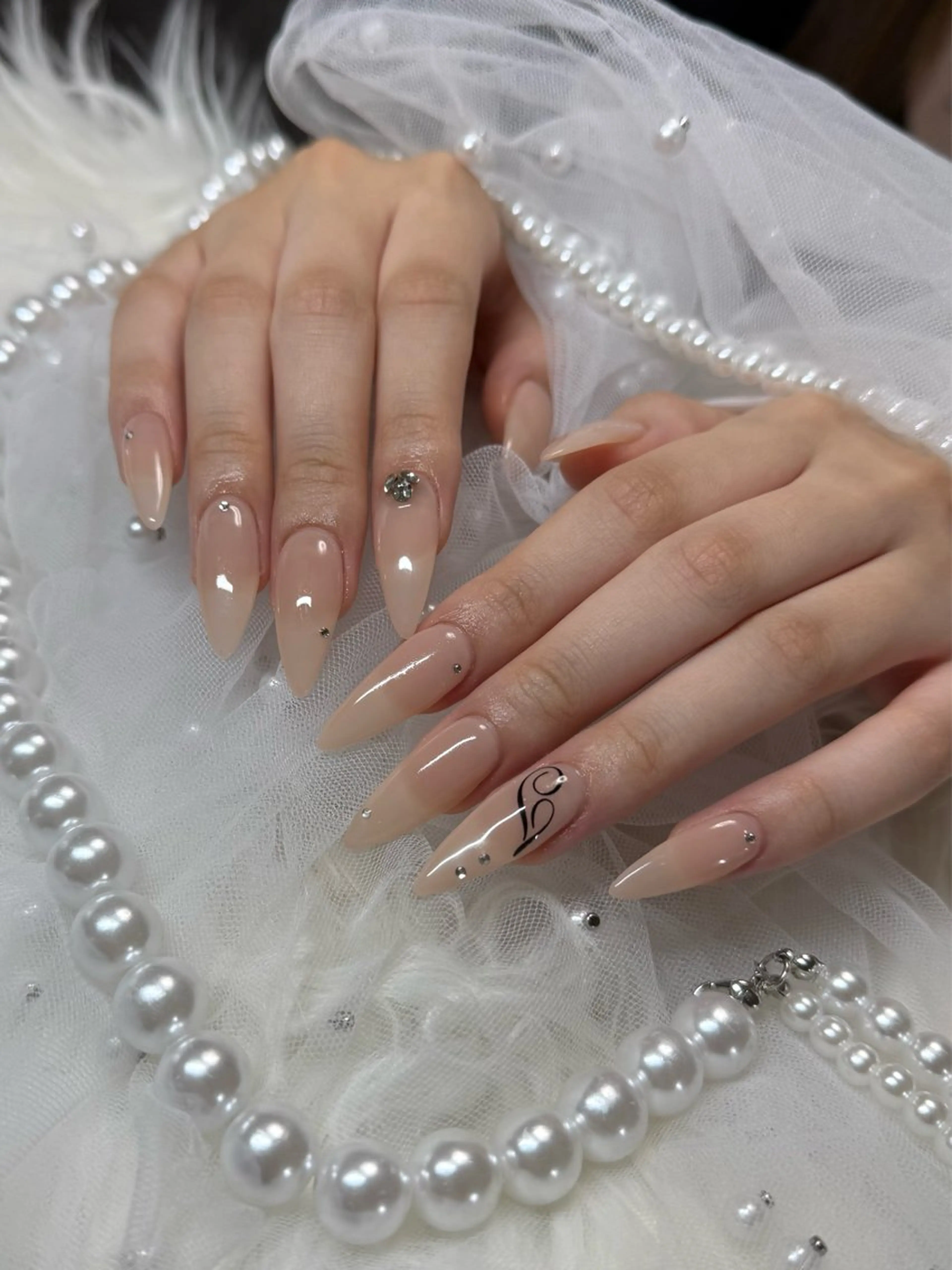 💙10本長さだし+ワンカラーorラメグラ💙の写真