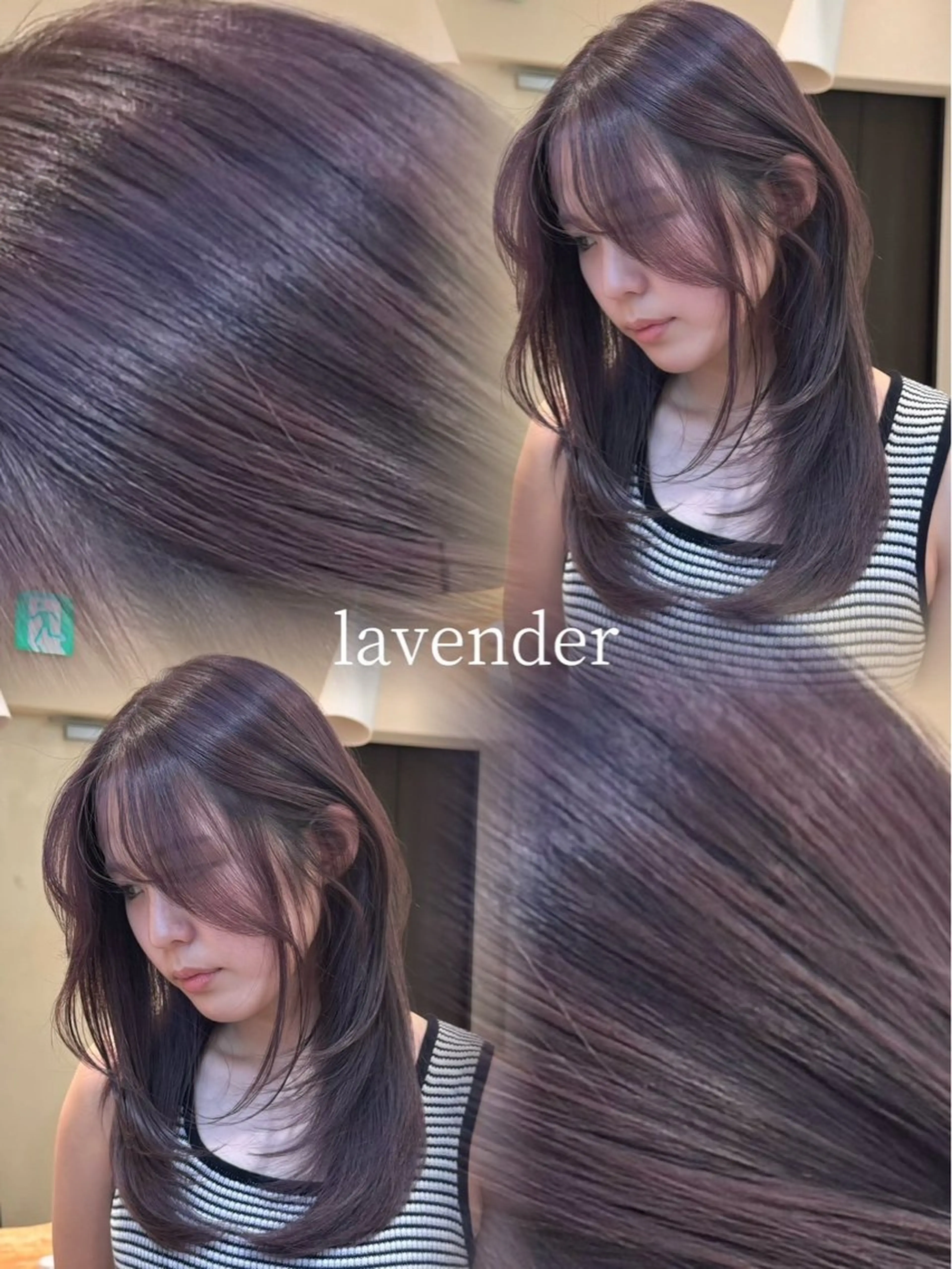 セミロング 🎀透明感カラー 𝐂𝐇𝐈𝐒𝐀のヘアスタイル