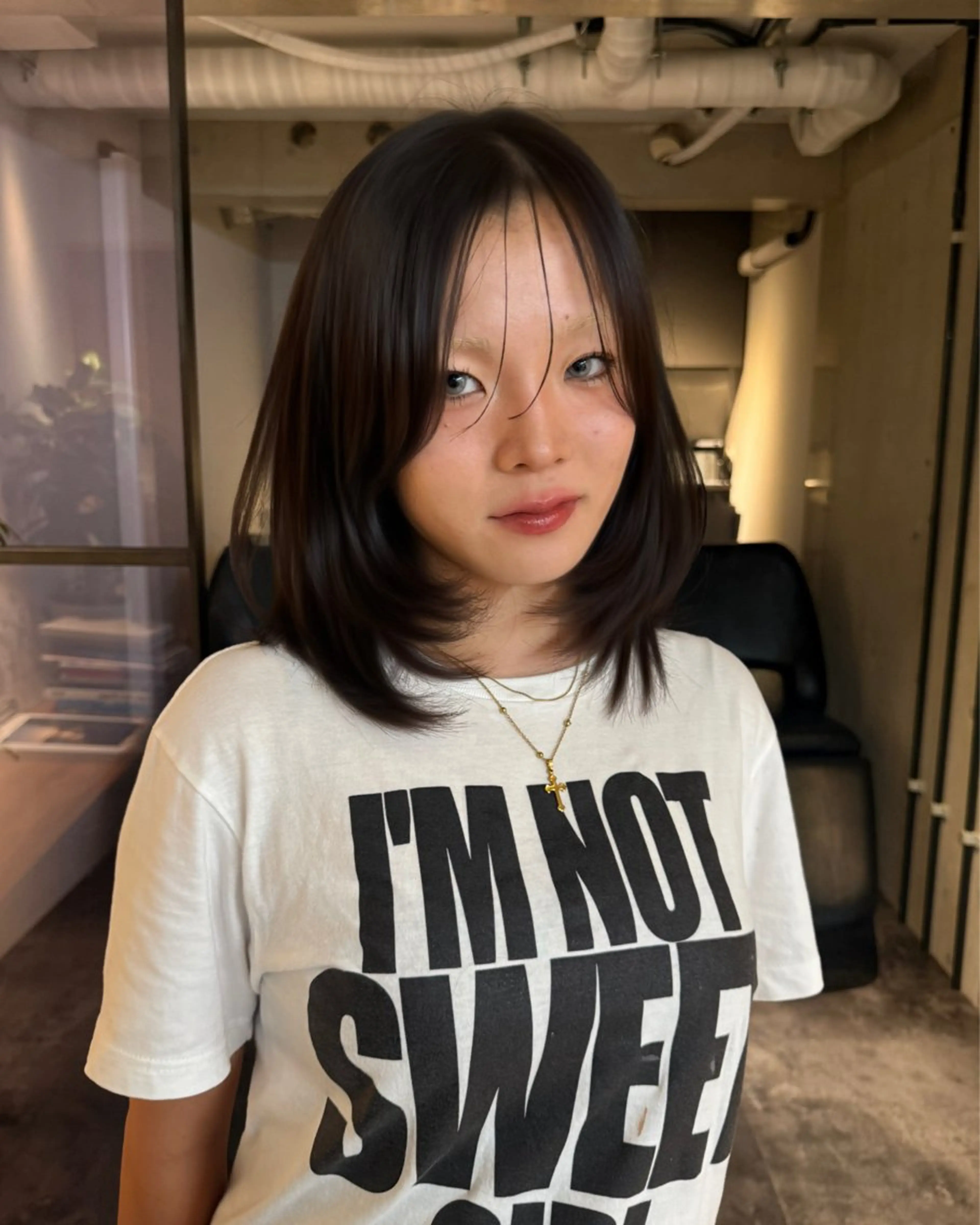 ミディアム ヘアアレンジ 💎韓国ヘア/ 艶カラー💎souのヘアスタイル