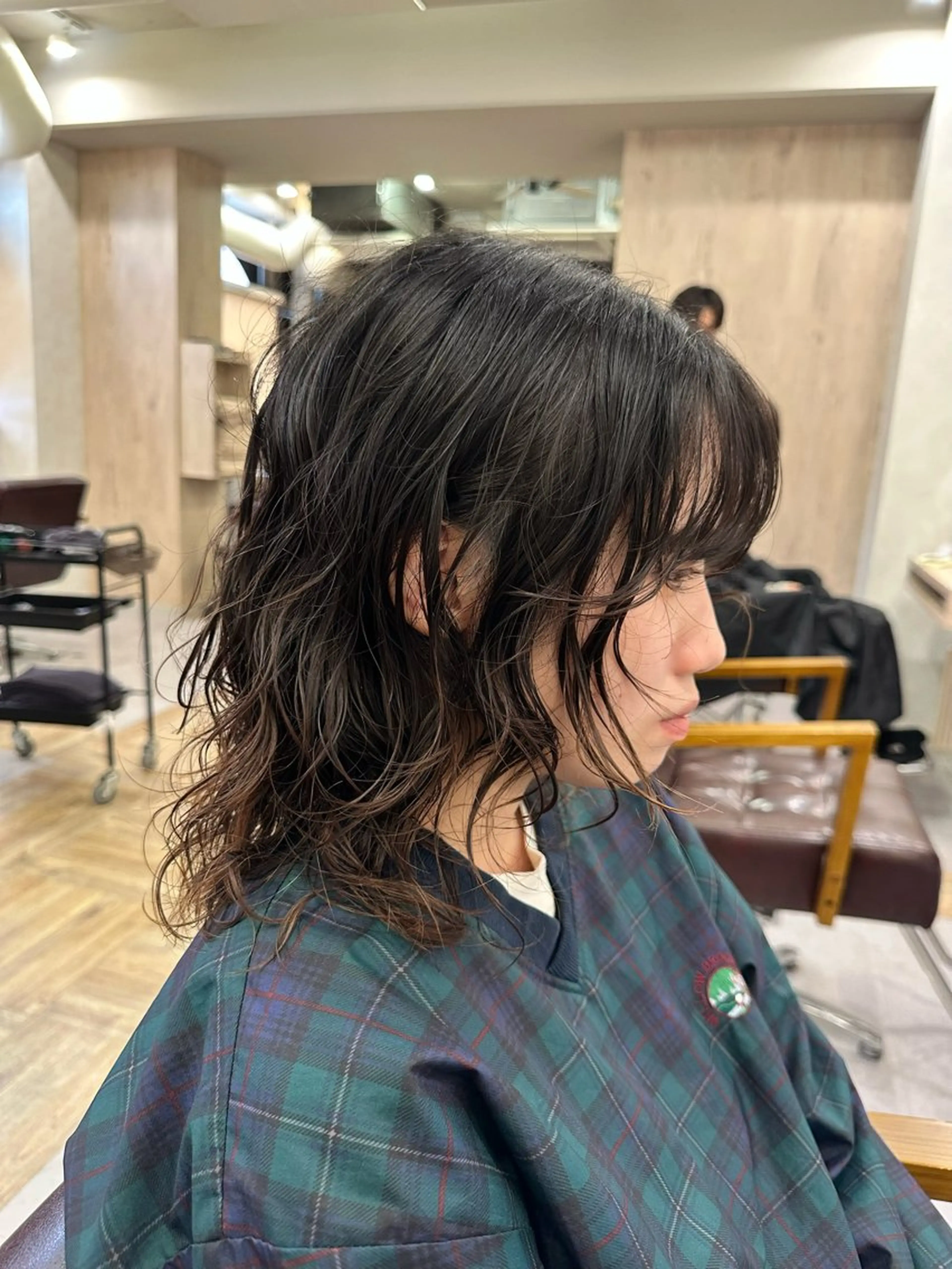 ミディアム 古川 宗永のヘアスタイル