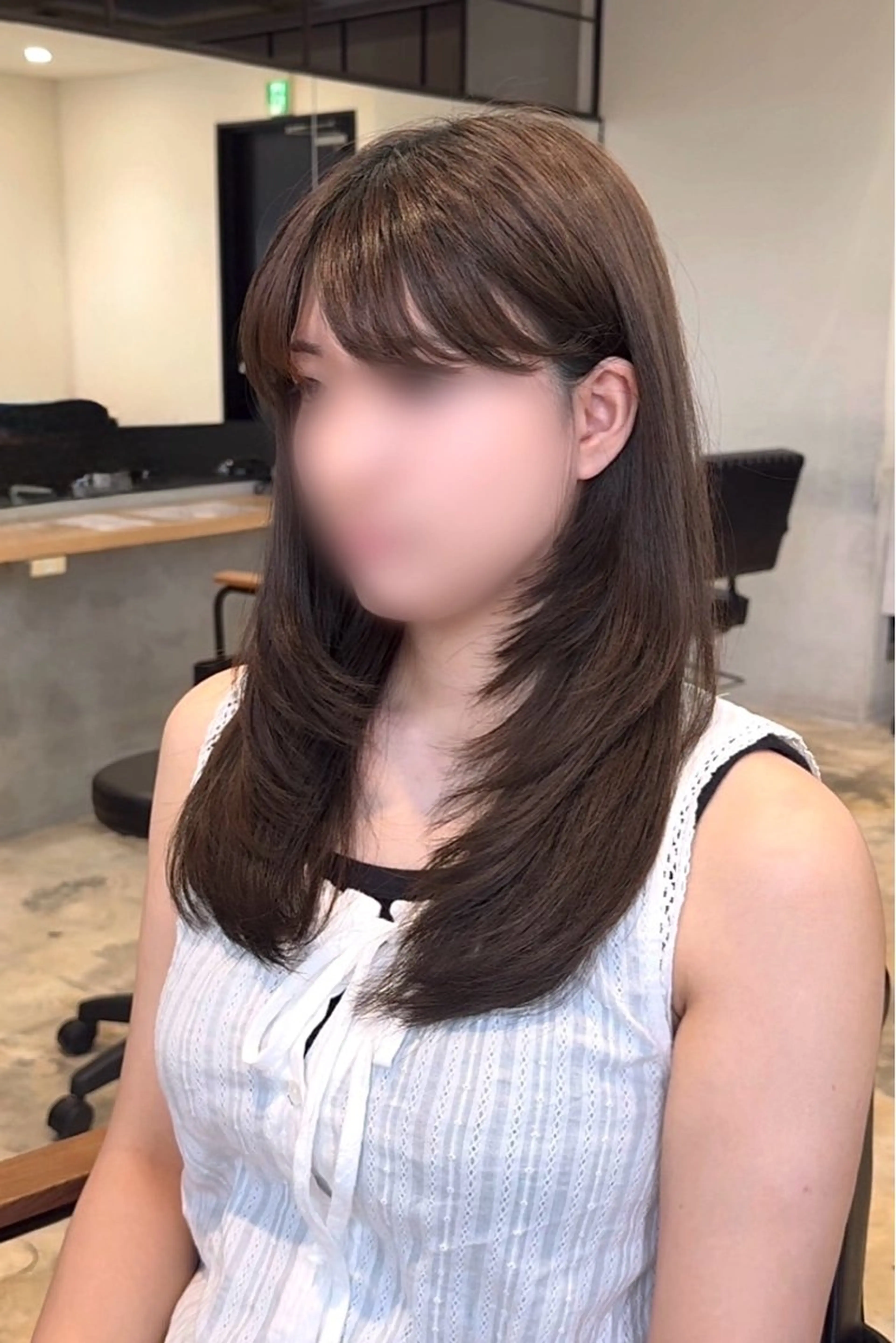 ミディアム カラー パーマ ヘアアレンジ カット トリートメント ヘアセット パク・ボミン小野リエ 韓国ハーフ🦊のその他イメージ