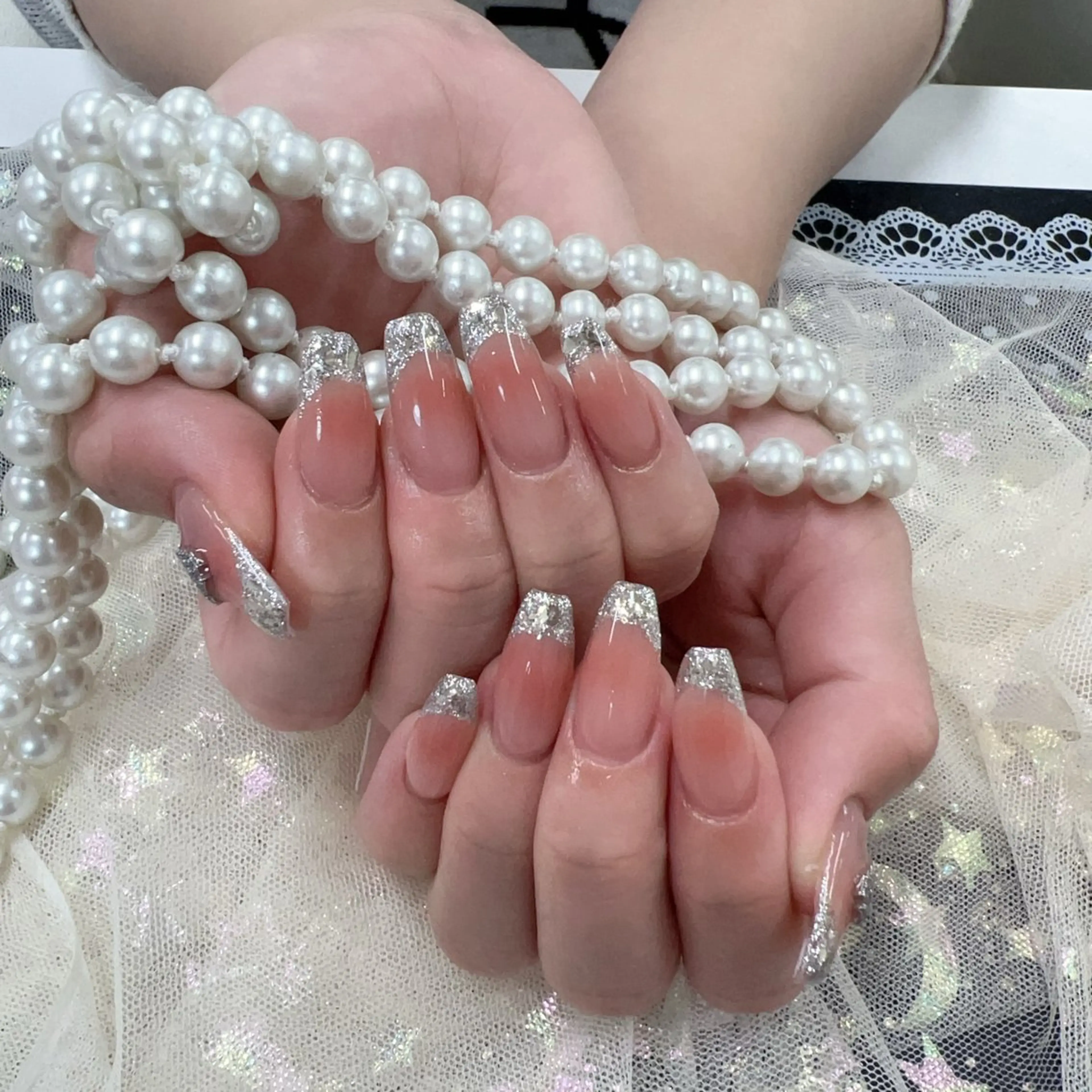 ネイル チークネイル ハンドネイル 🍄Rina🍄 韓国風ネイルのネイルデザイン