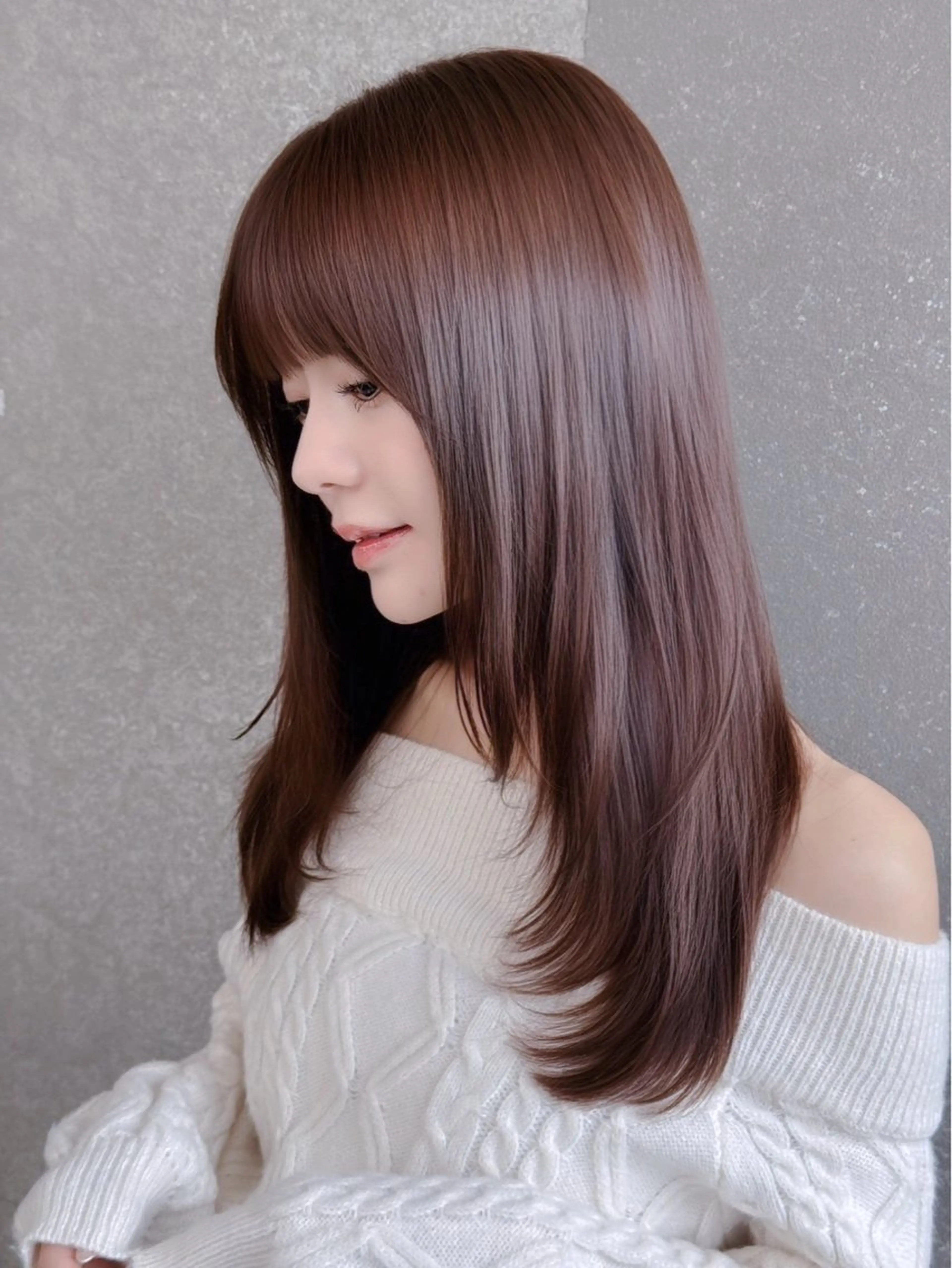 カラー 𝐇𝐈𝐍𝐀 𝐓𝐀のヘアスタイル