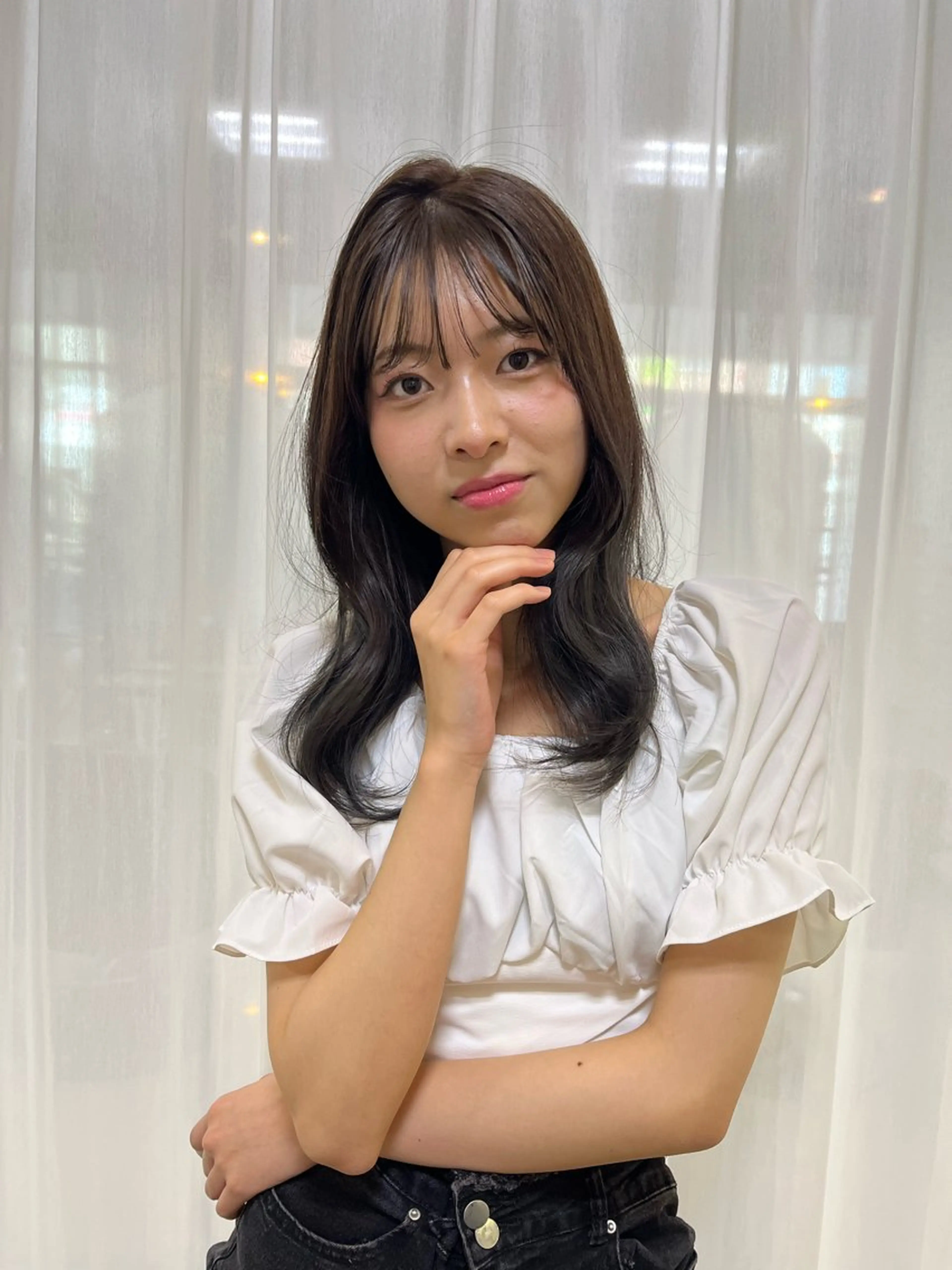 ミディアム eMu透明感カラー 🪄◝✩🫧yukiのヘアスタイル