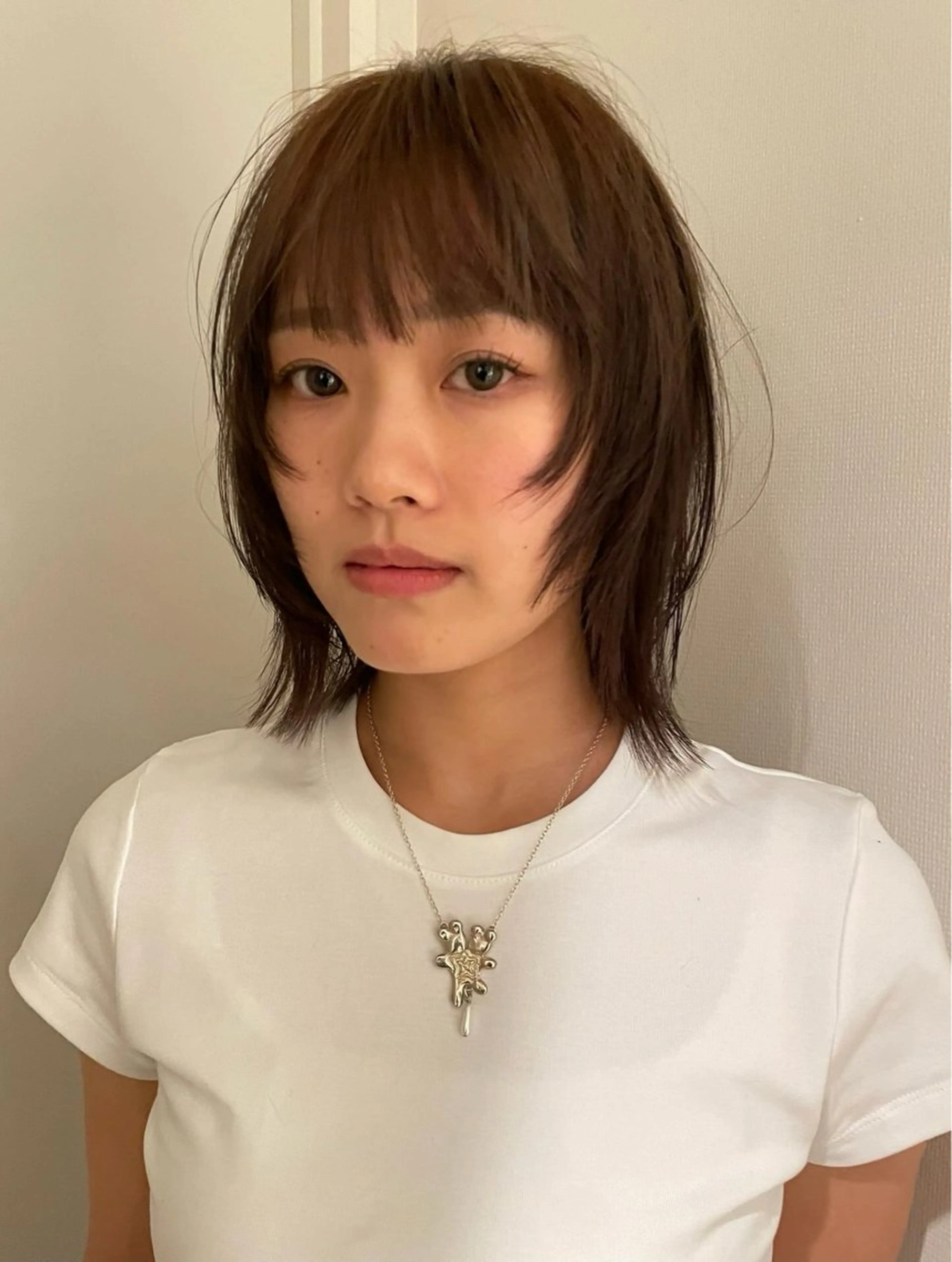 ミディアム 和田 英梨香のヘアスタイル