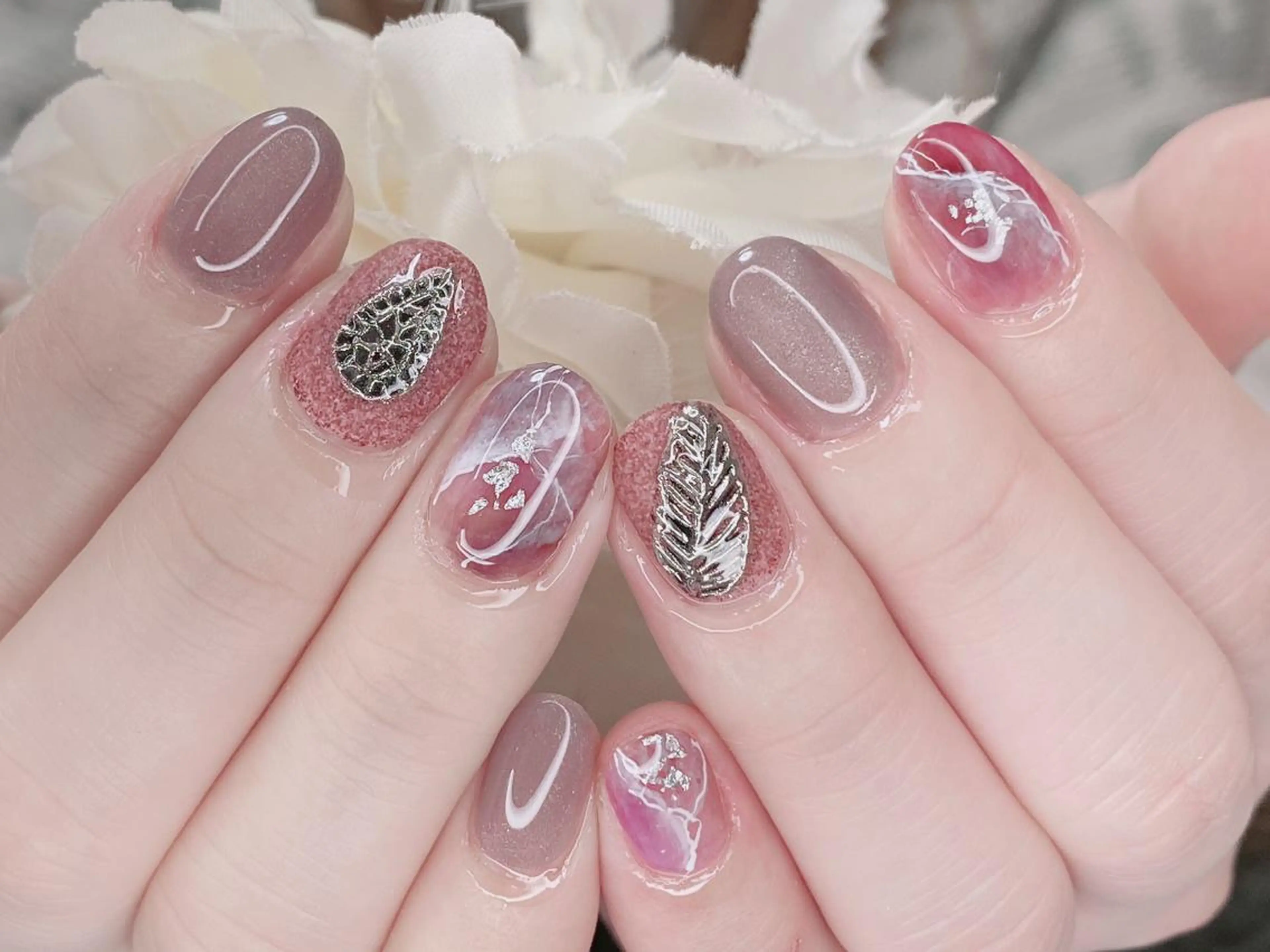 ネイル ハンドネイル Ｎail Ｓalon ertiのネイルデザイン