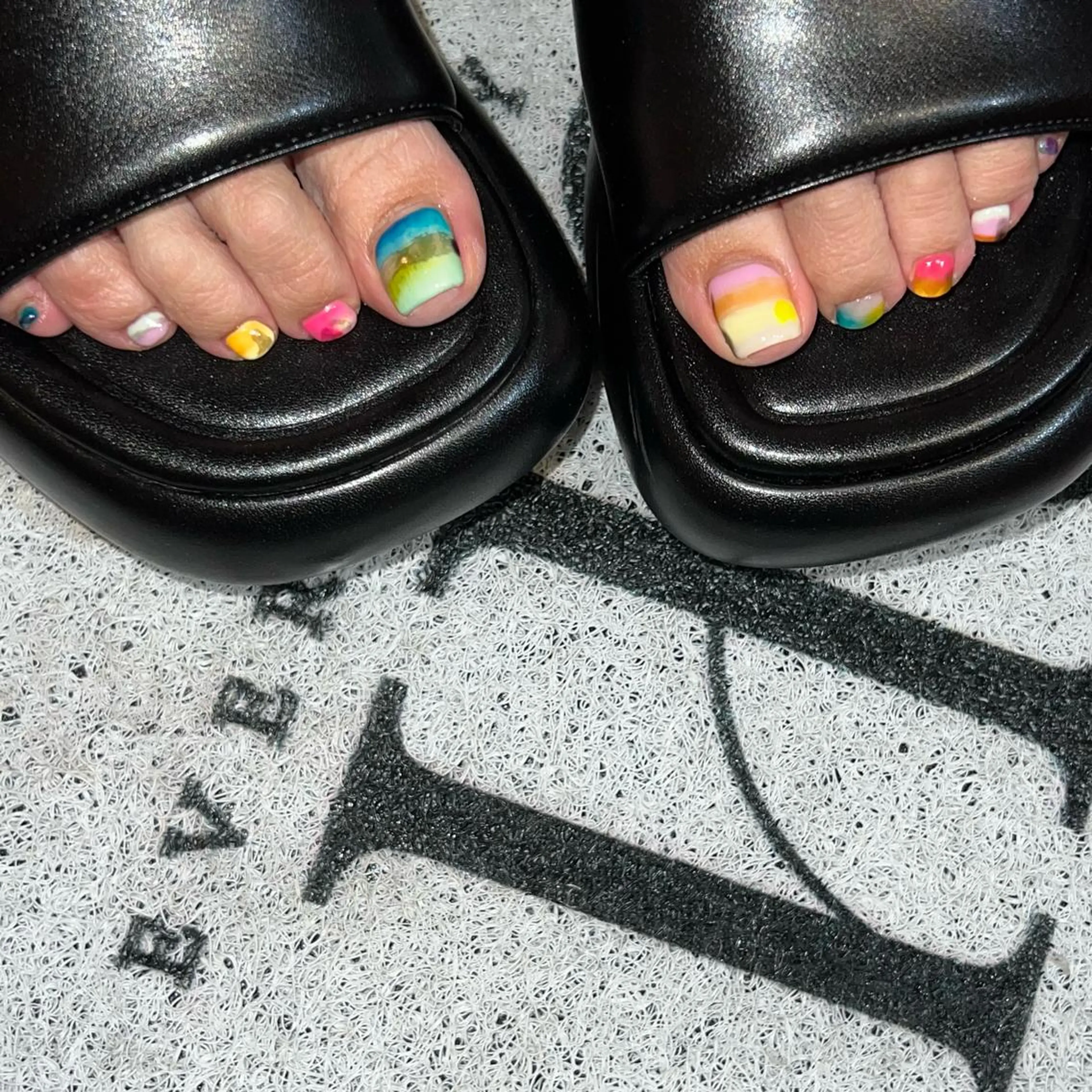 オフなし❤︎footアート放題の写真