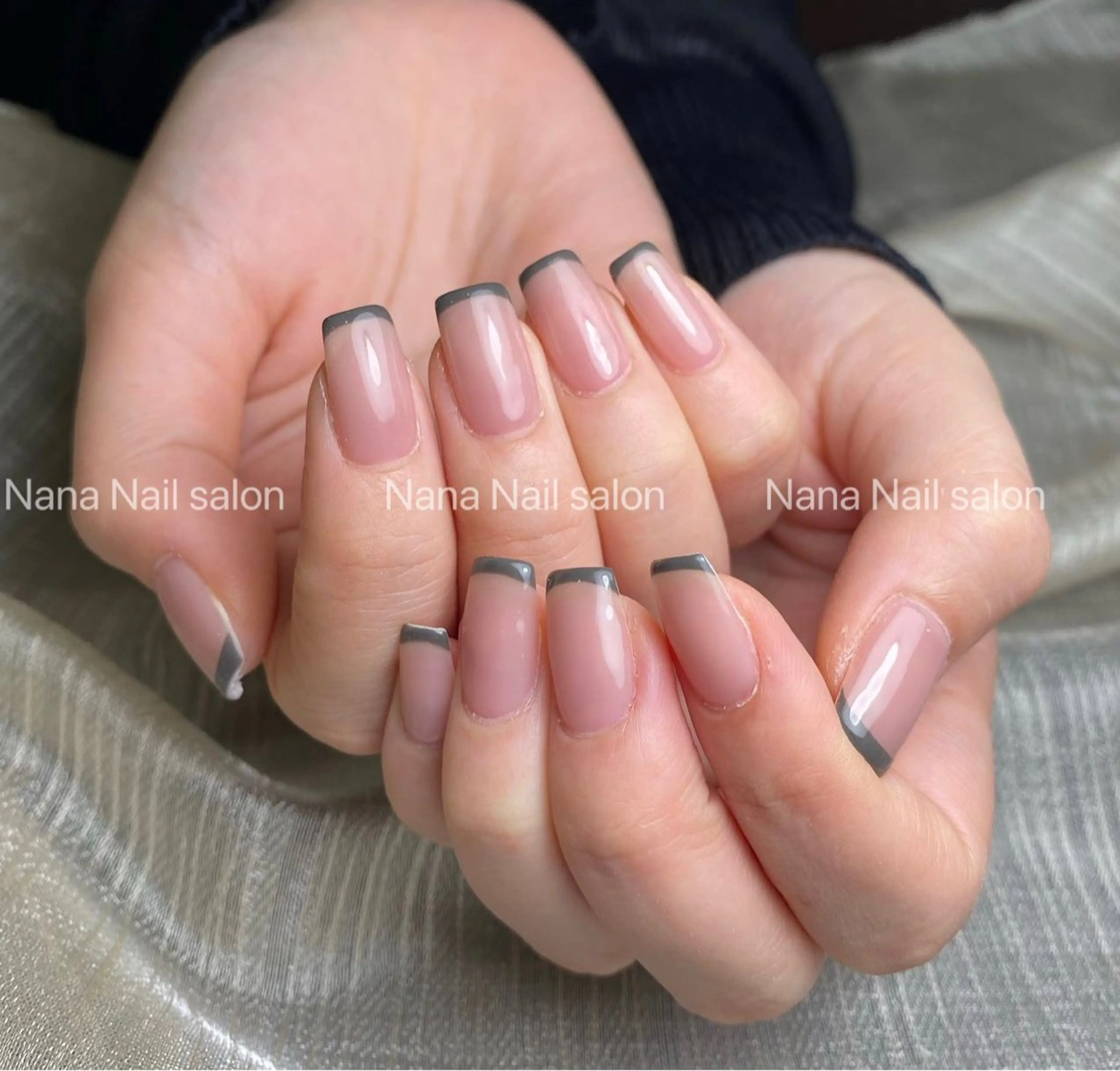 ネイル フレンチネイル ハンドネイル Unicorn Nail原宿表参道のネイルデザイン