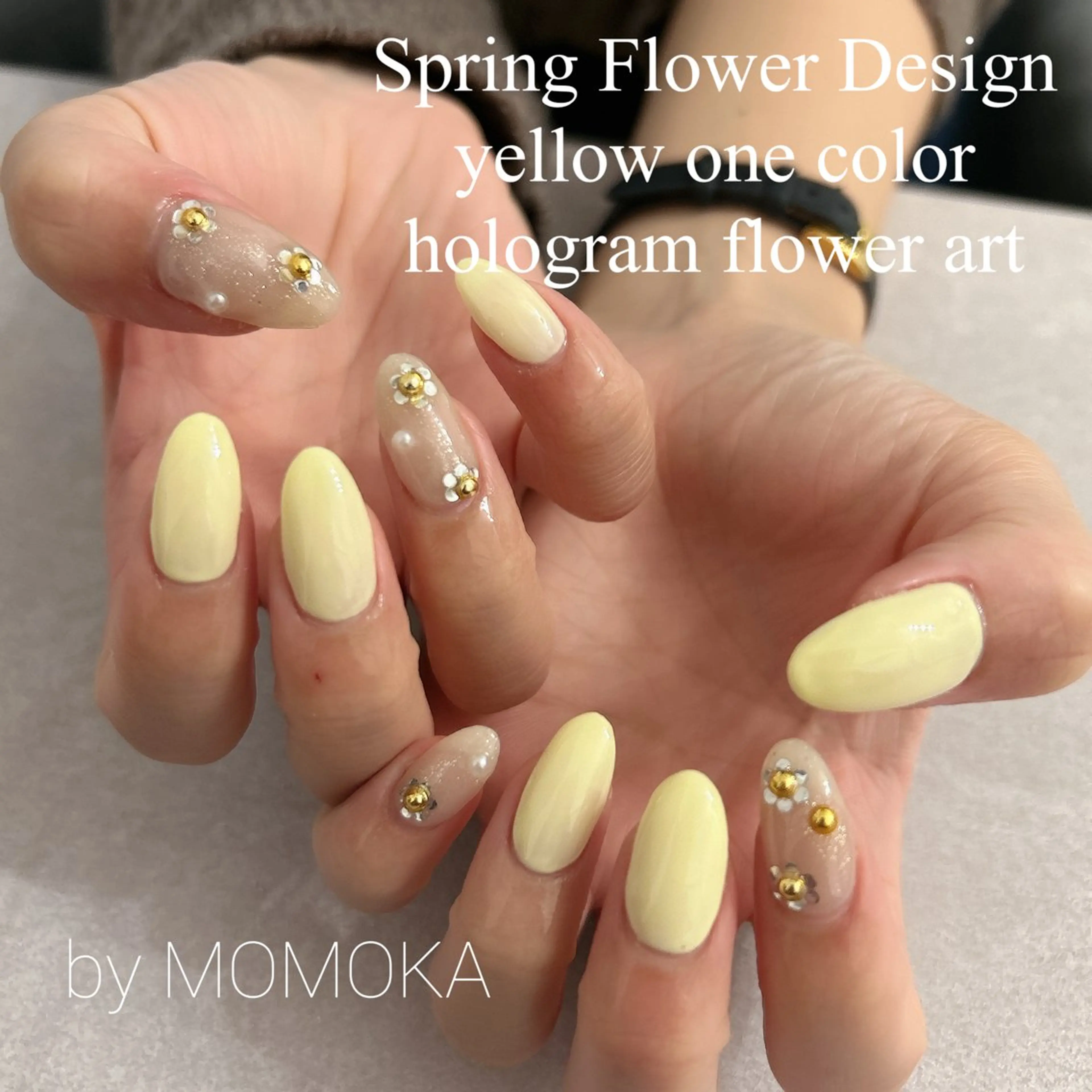 ネイル フラワーネイル ハンドネイル momoka_nails所属・Momo nailsalonのネイルデザイン
