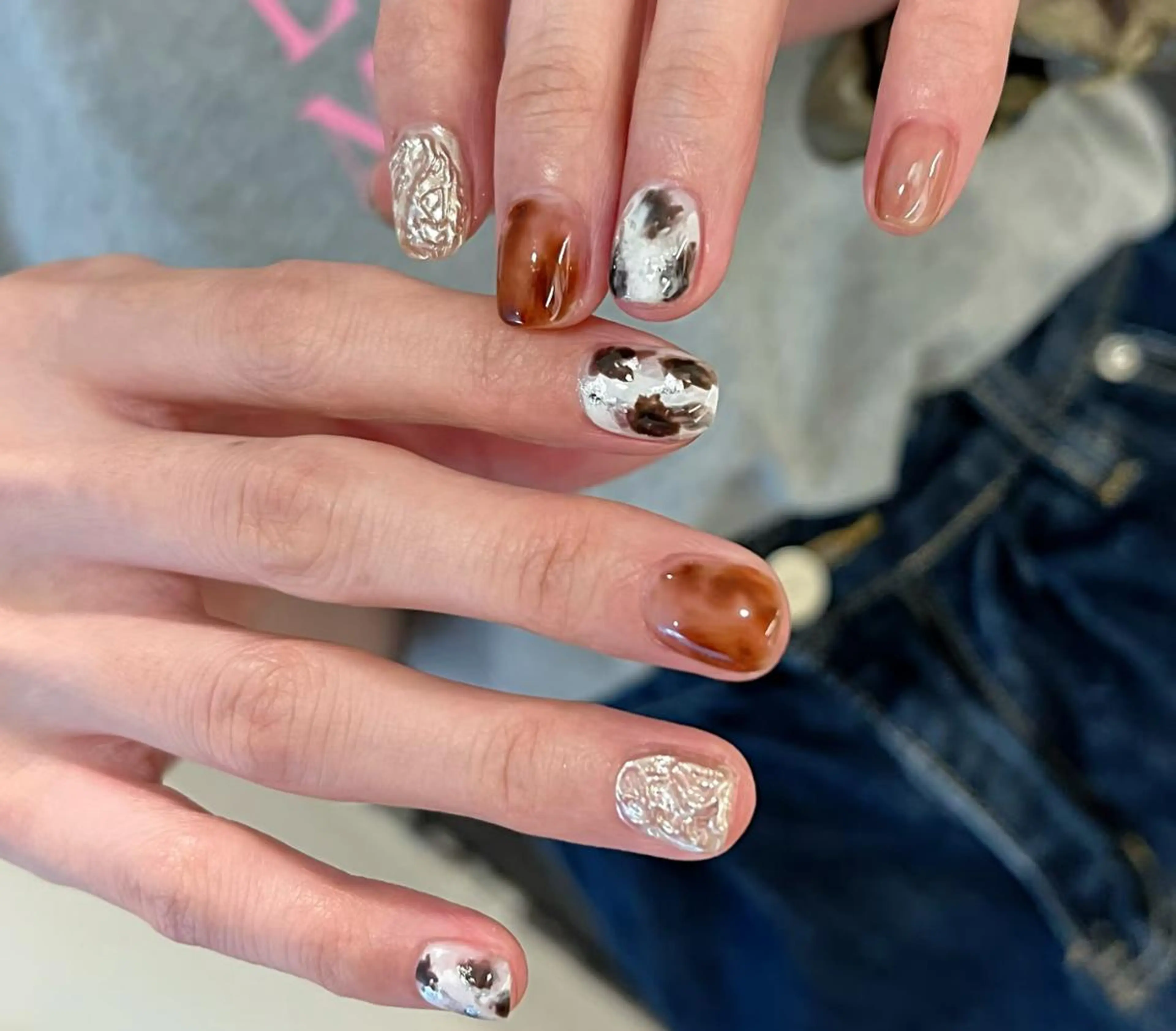 ネイル ハンドネイル ハンドケア 🍑 momo_nailのネイルデザイン