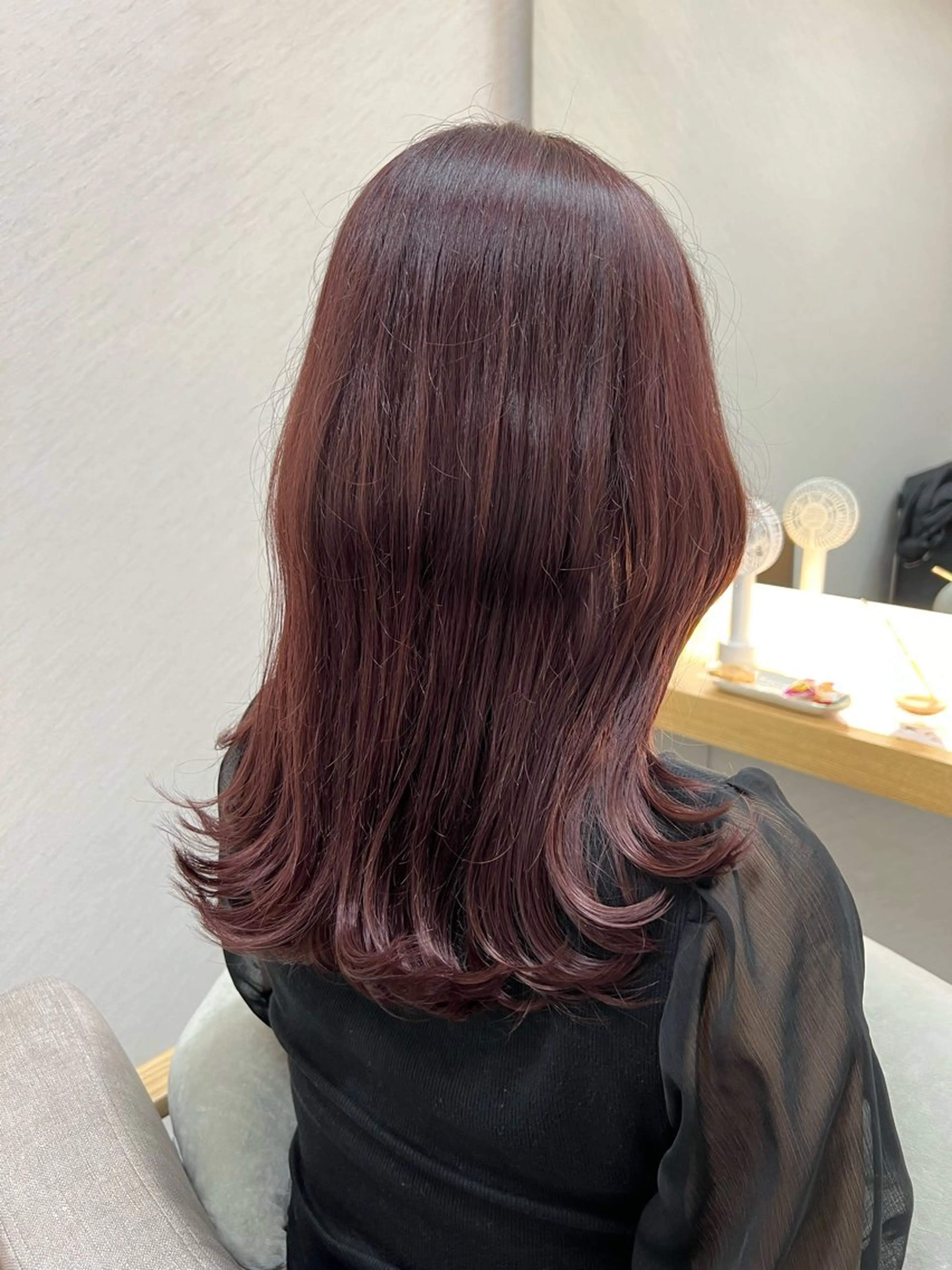ロング カラー ピンクカラー カット ヘアカラー トリートメント ECLART 町田　井口聖也のヘアスタイル