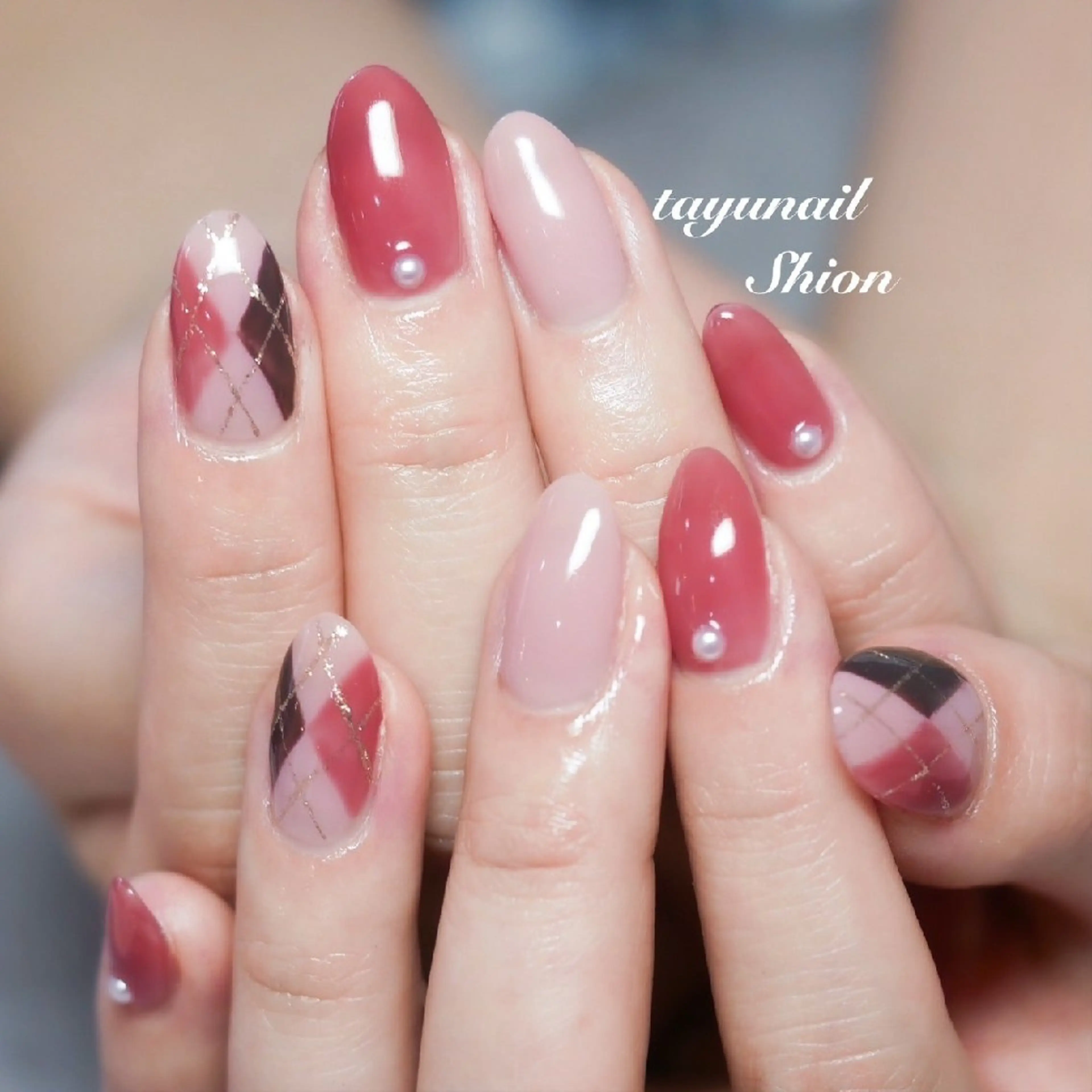 ネイル ジェルネイル パラジェル 冬ネイル ネイルサロン・ネイルスクール たゆnail所属・ネイルサロン 【たゆnail】のネイルデザイン