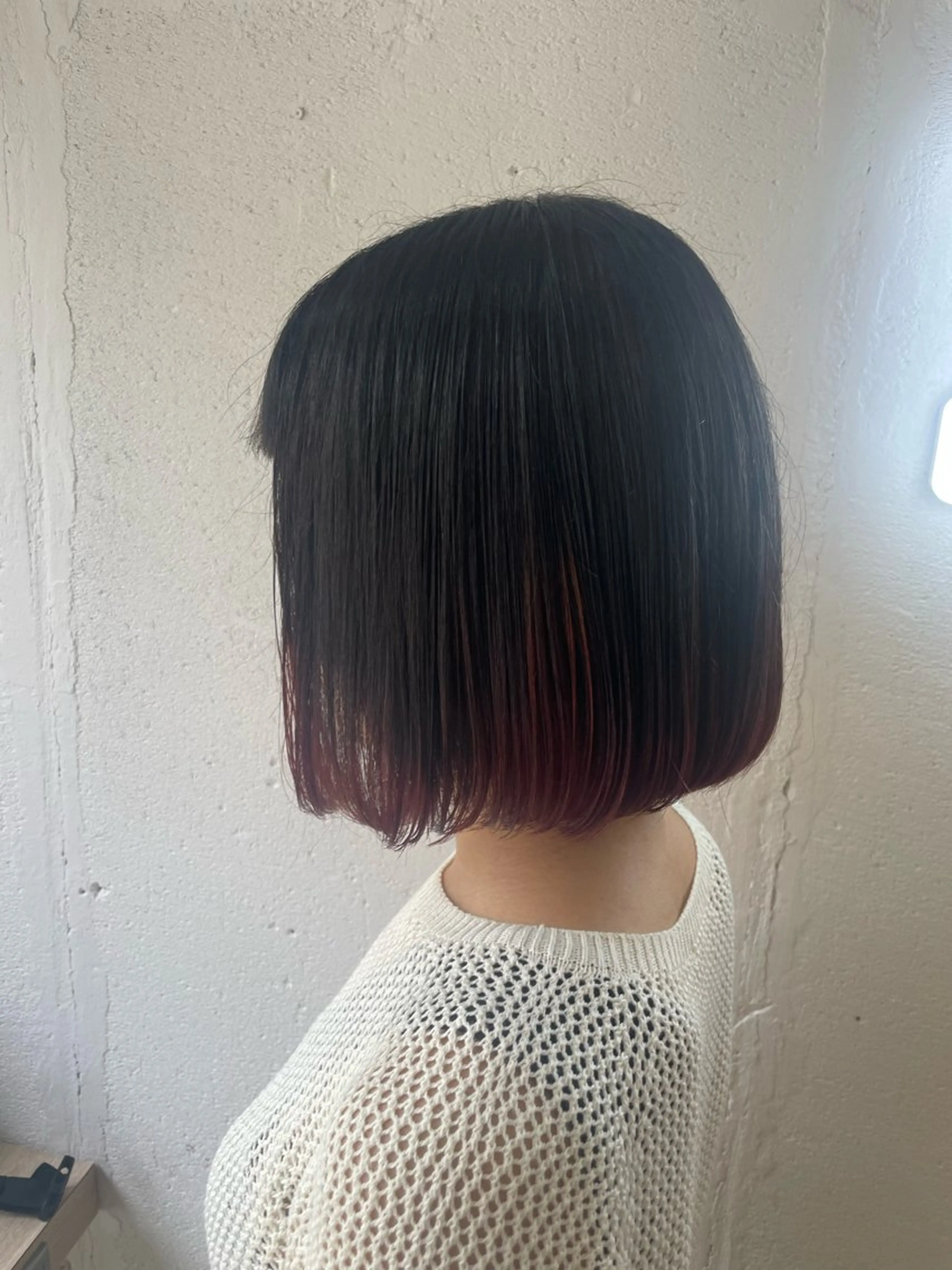 ミディアム ボブ 田中 志織のヘアスタイル