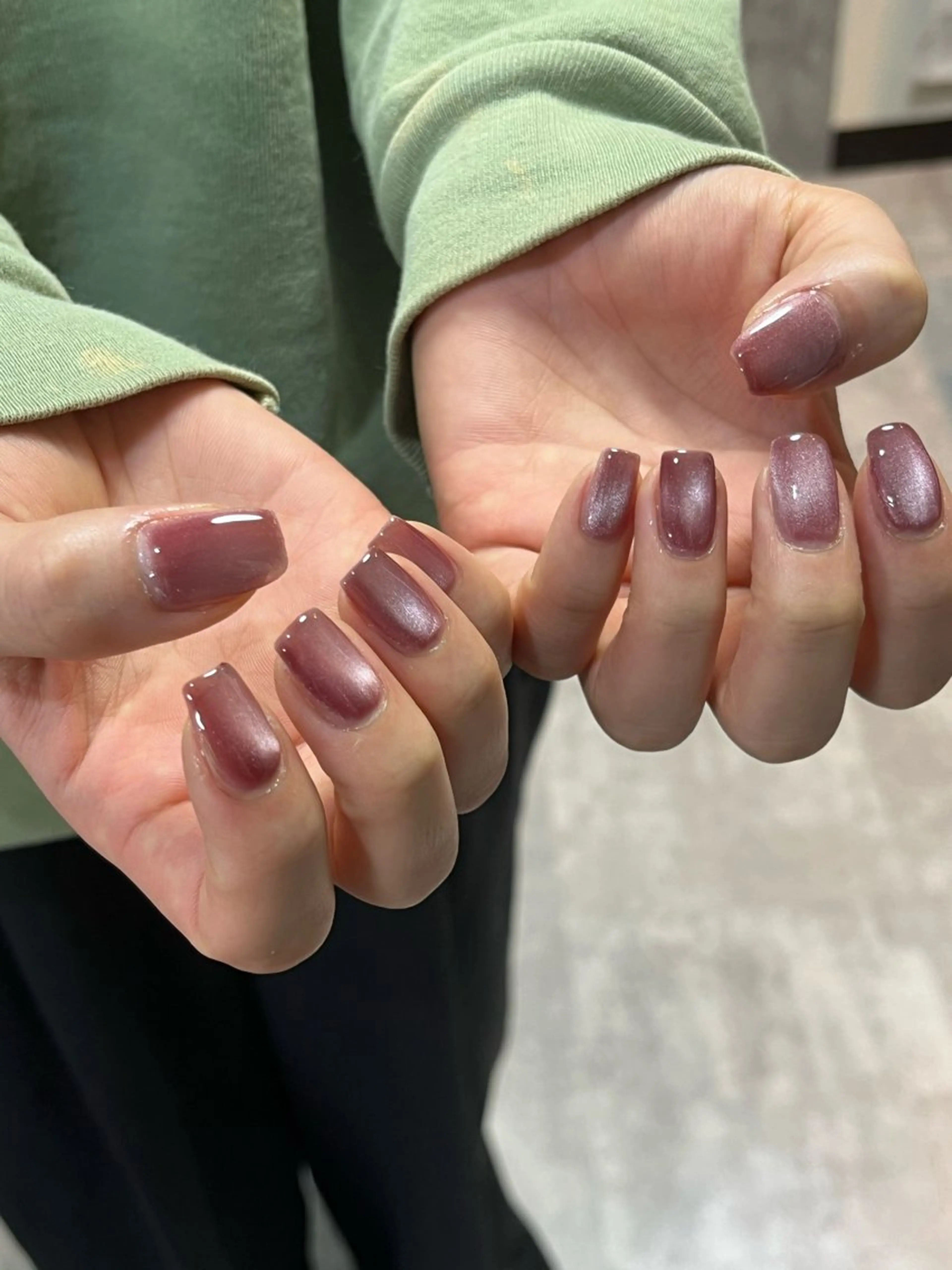 ネイル 氷ネイル・うるうるネイル マグネットネイル ハンドネイル NailByua 武蔵新城徒歩4分のネイルデザイン