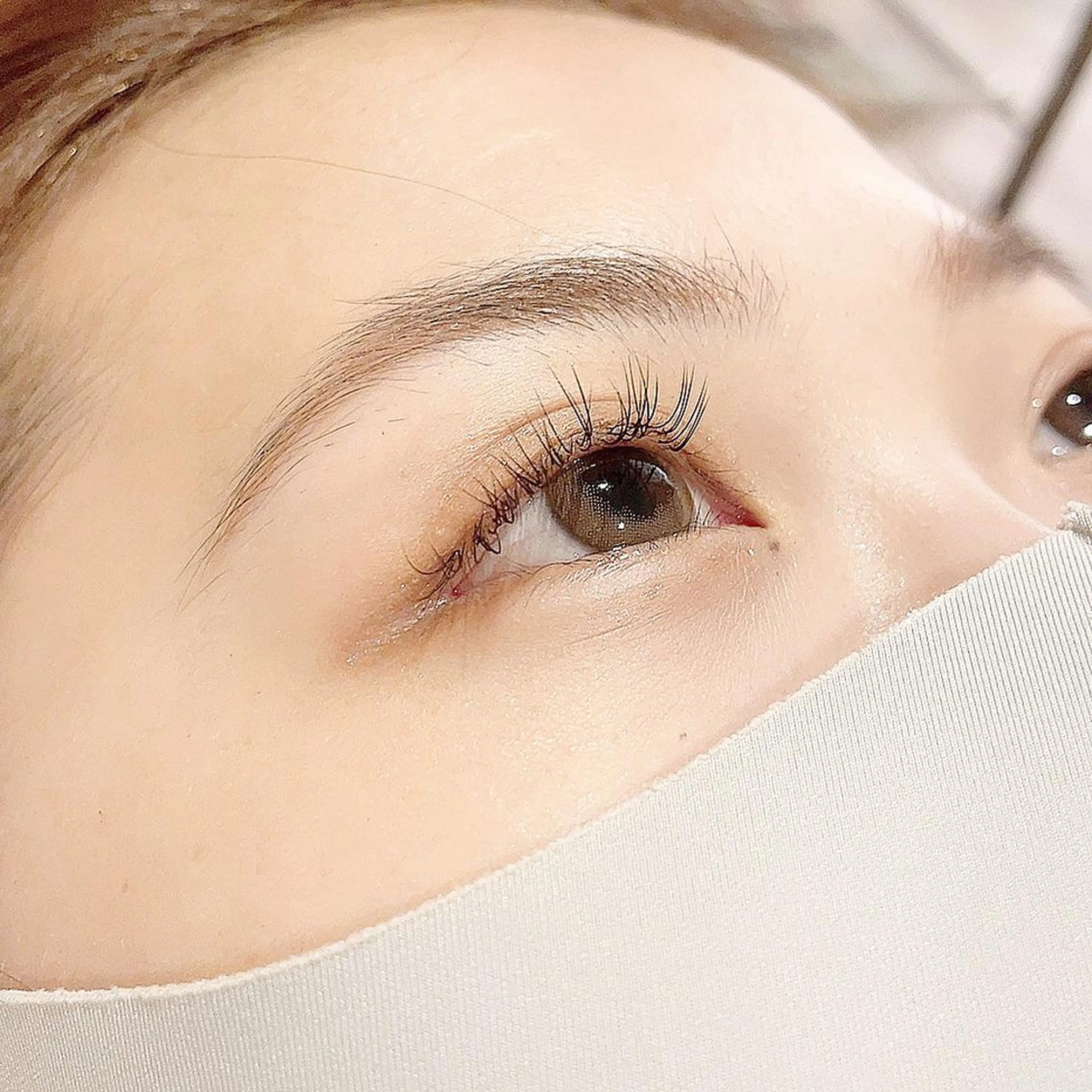 【平日限定🌈】フラットラッシュ/ナチュラルにしたい方🌈オフ、コーティング無料‼️‼️マツエク100本までつけ放題❤️の写真