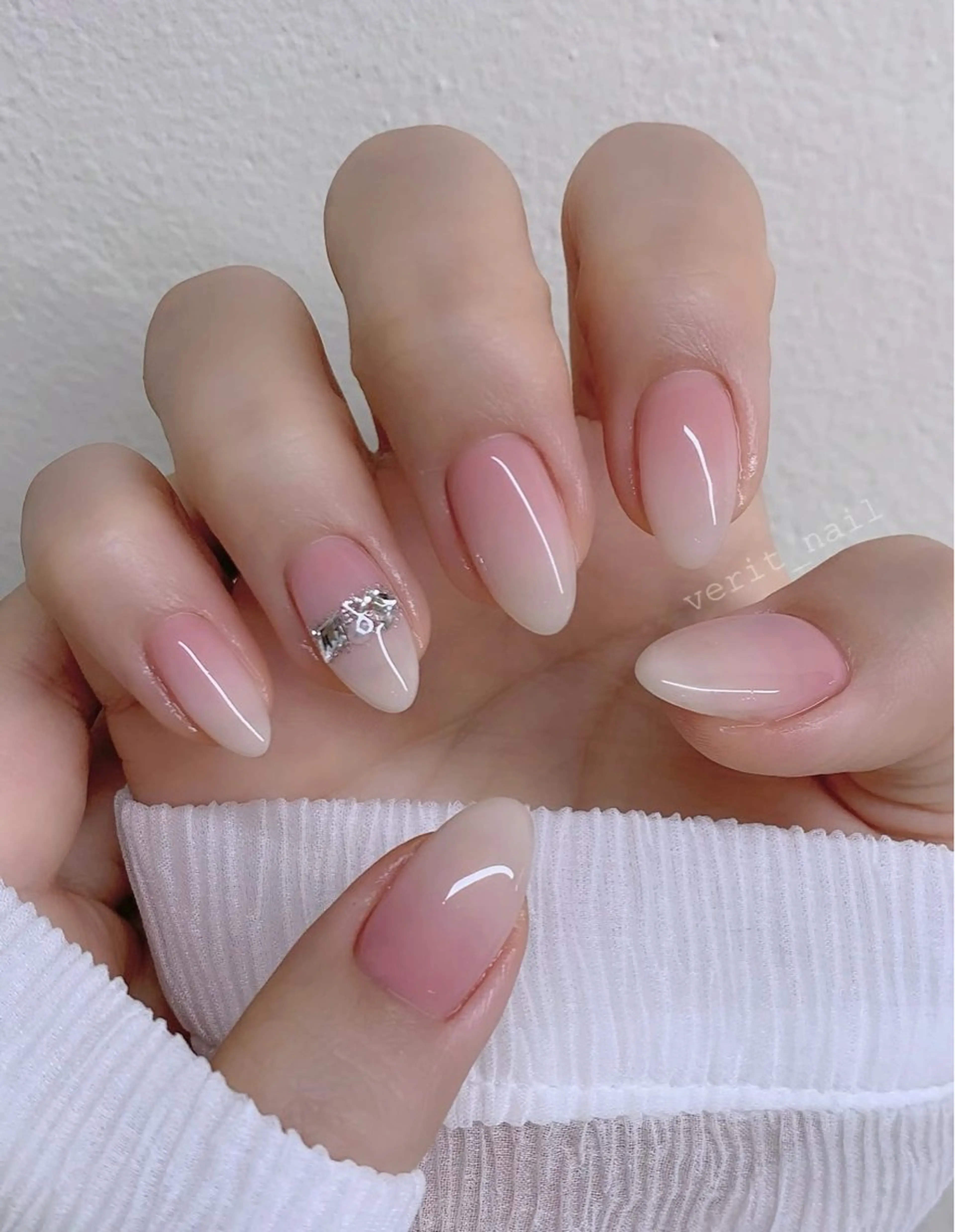 ネイル 韓国ネイル 持ち込み ニュアンスネイル ネイルチップ ハンドネイル TABI ANA.CHUOのネイルデザイン