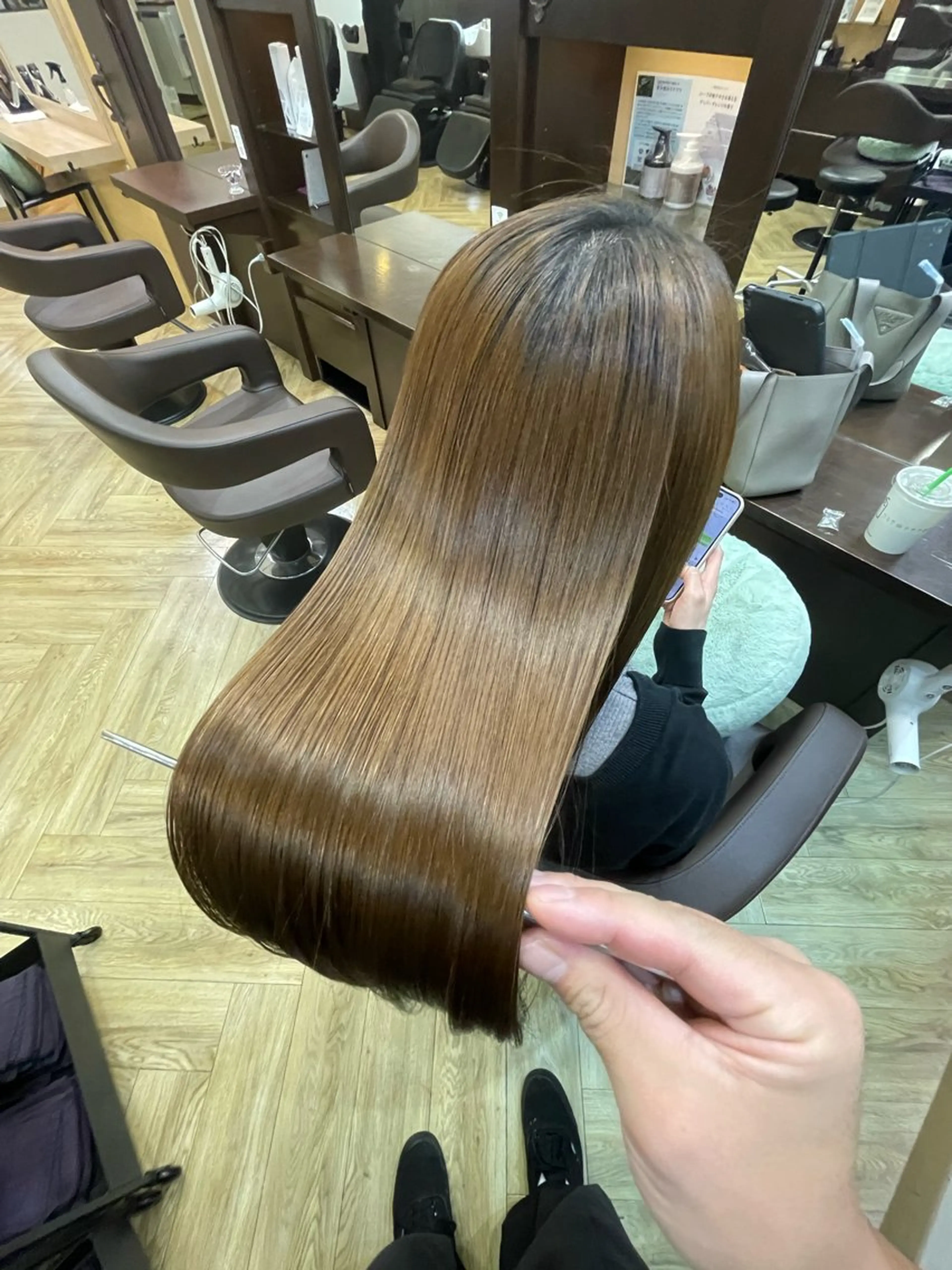 ロング 美髪矯正/髪質改善/ 福崎航平のヘアスタイル