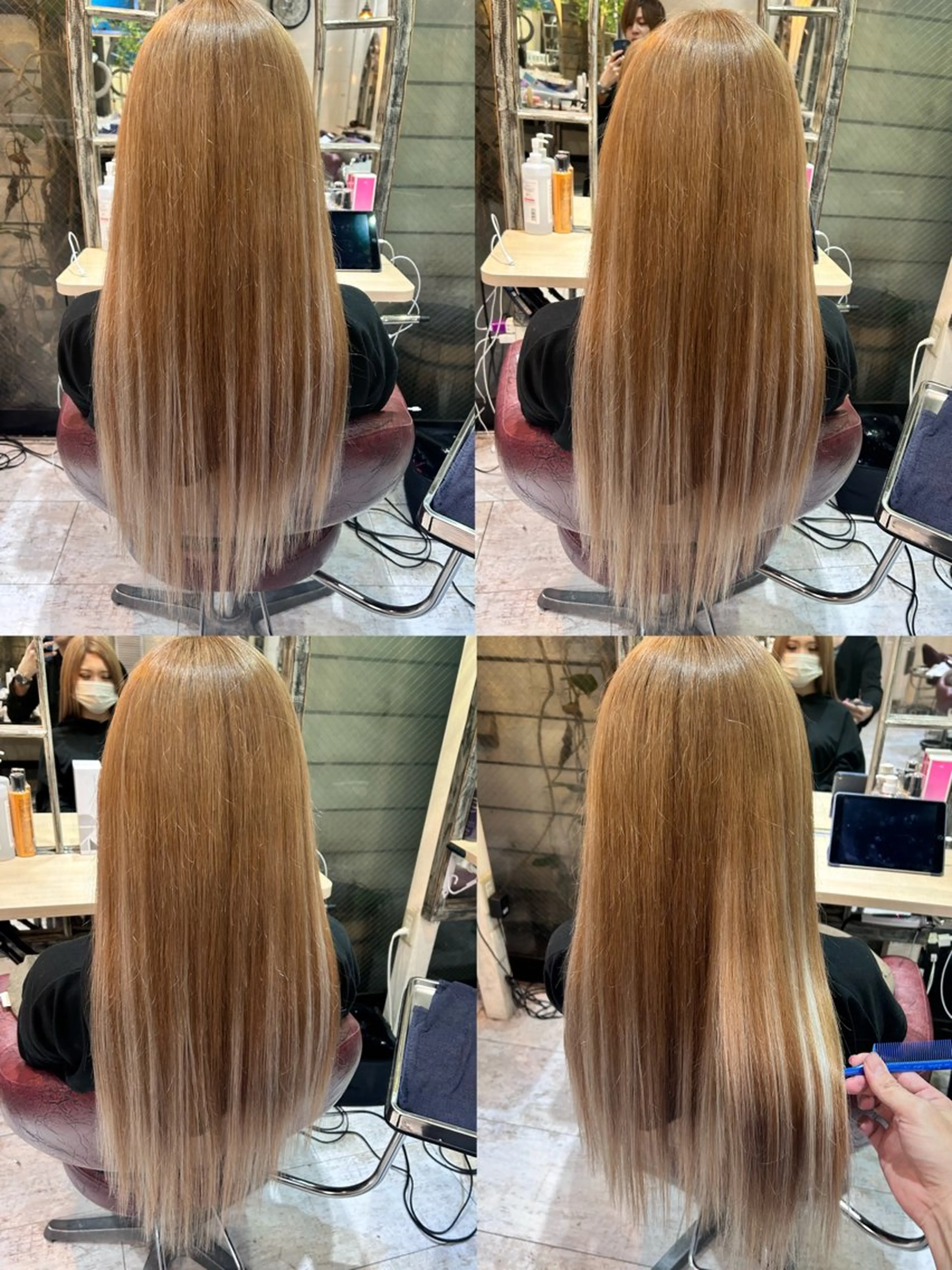 ロング カラー 佐伯 りょうのヘアスタイル