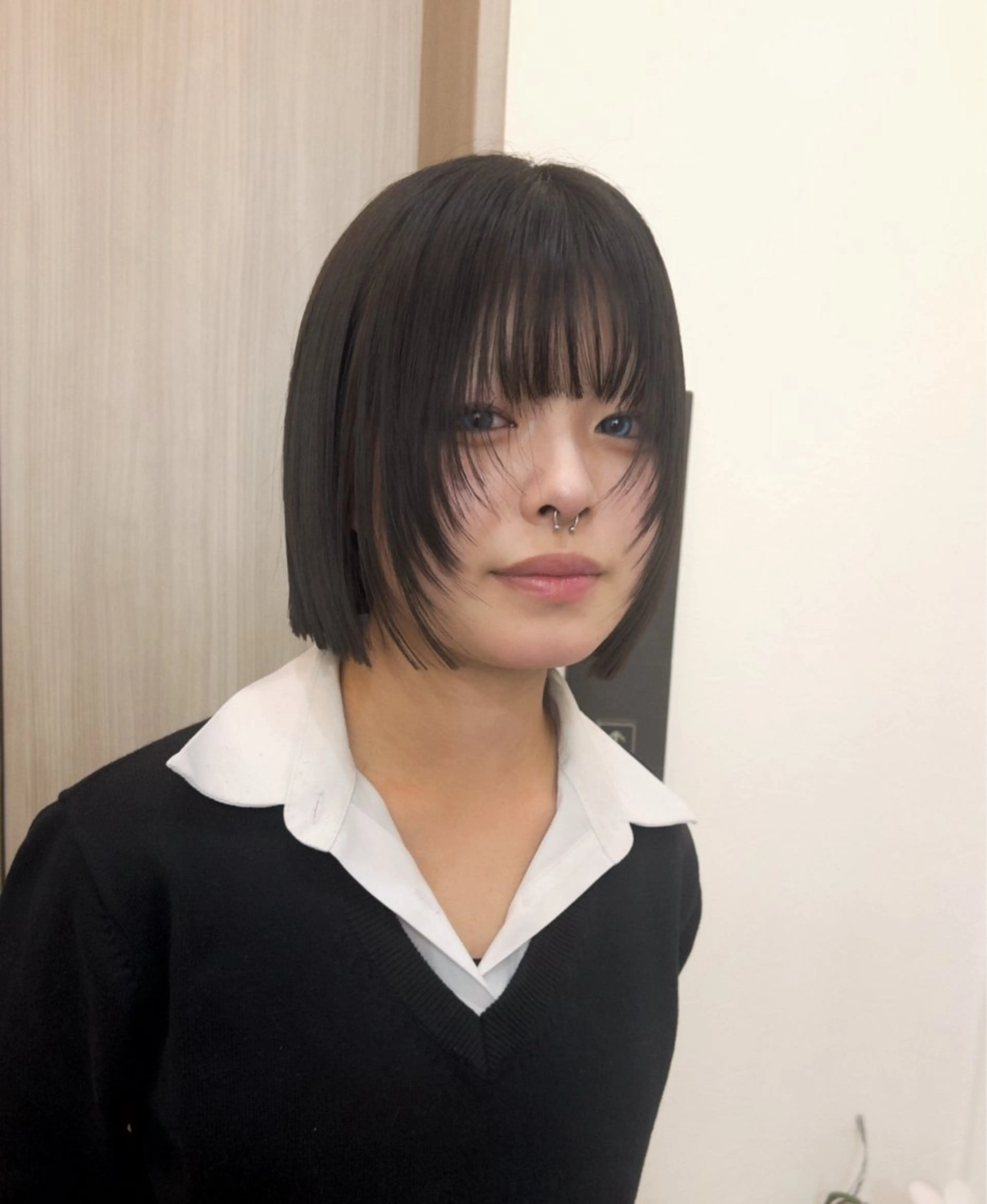 ショート ボブ レイヤーカット カット tiel【ティエル】所属・tiel 小山莉々のヘアスタイル