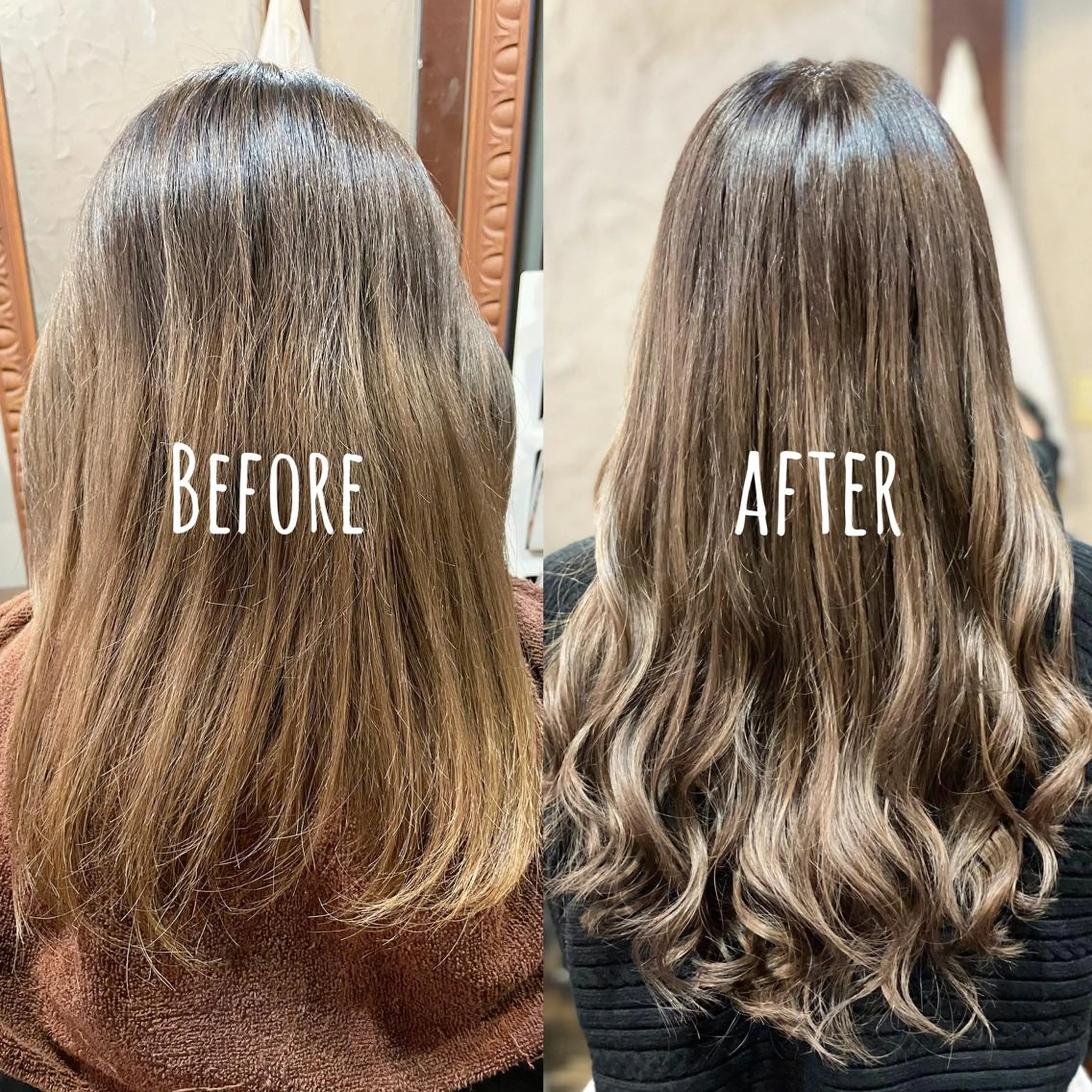 ロング シールエクステ エクステ カット ヘアカラー エクステ ❤️MASAKO❤️ 🌸🩷エクステ🩷のヘアスタイル
