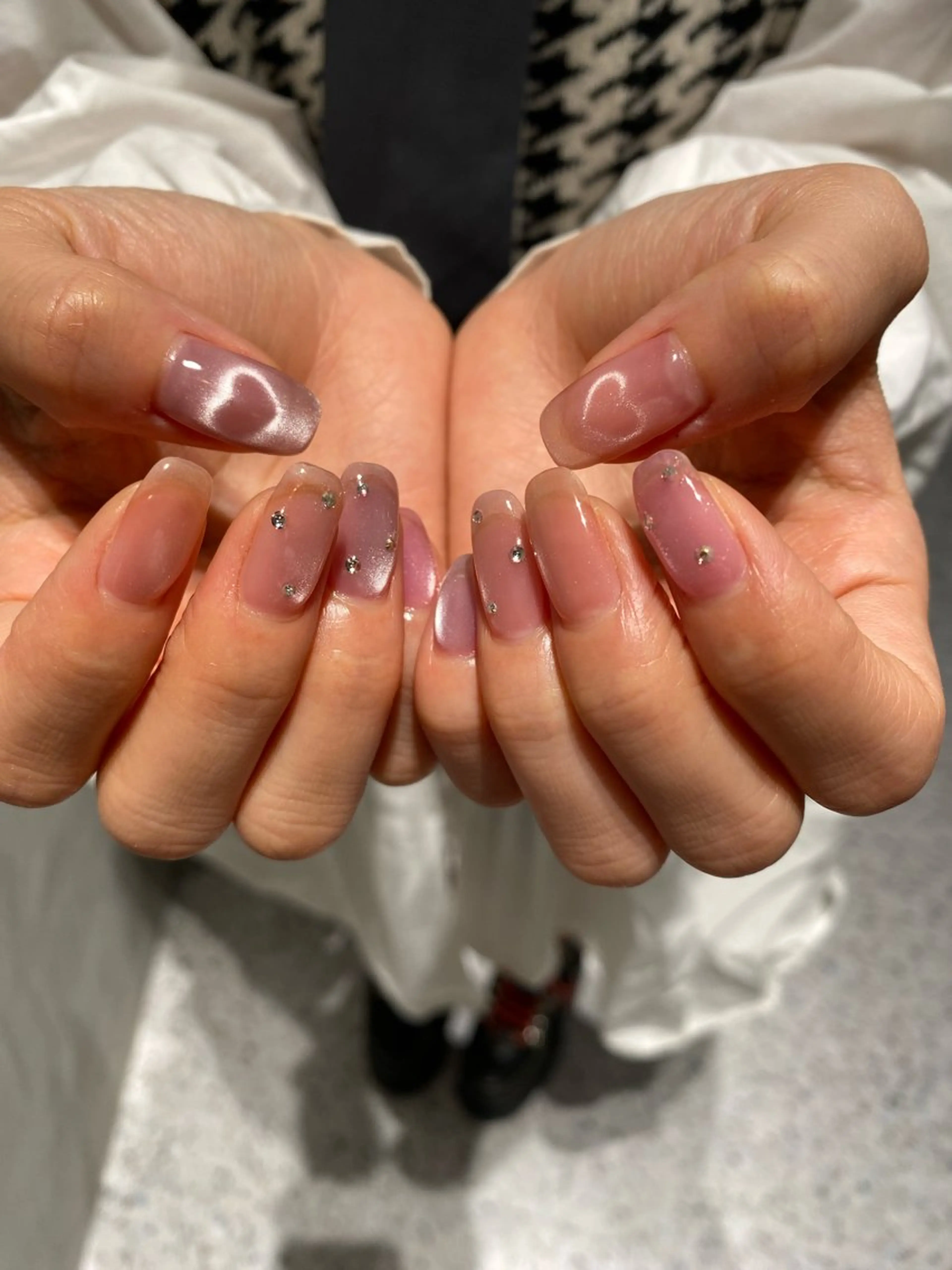 ネイル マグネットネイル ハンドネイル Yuriko Omi パラジェル/渋谷のネイルデザイン