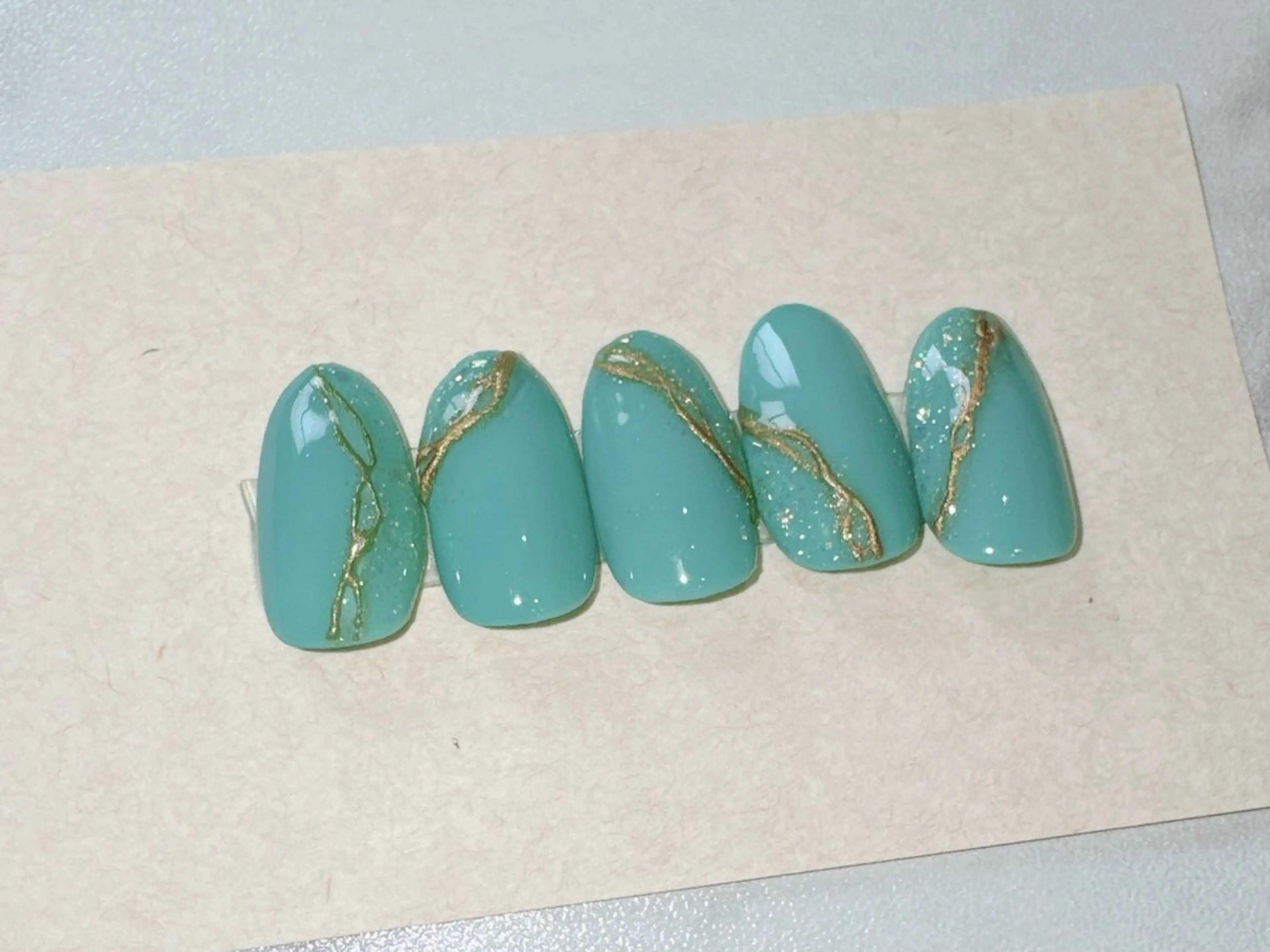 ネイル アートネイル ミラーネイル トータルビューティーサロンBeautiful Me,我孫子所属・beautiful me natsukiのネイルデザイン