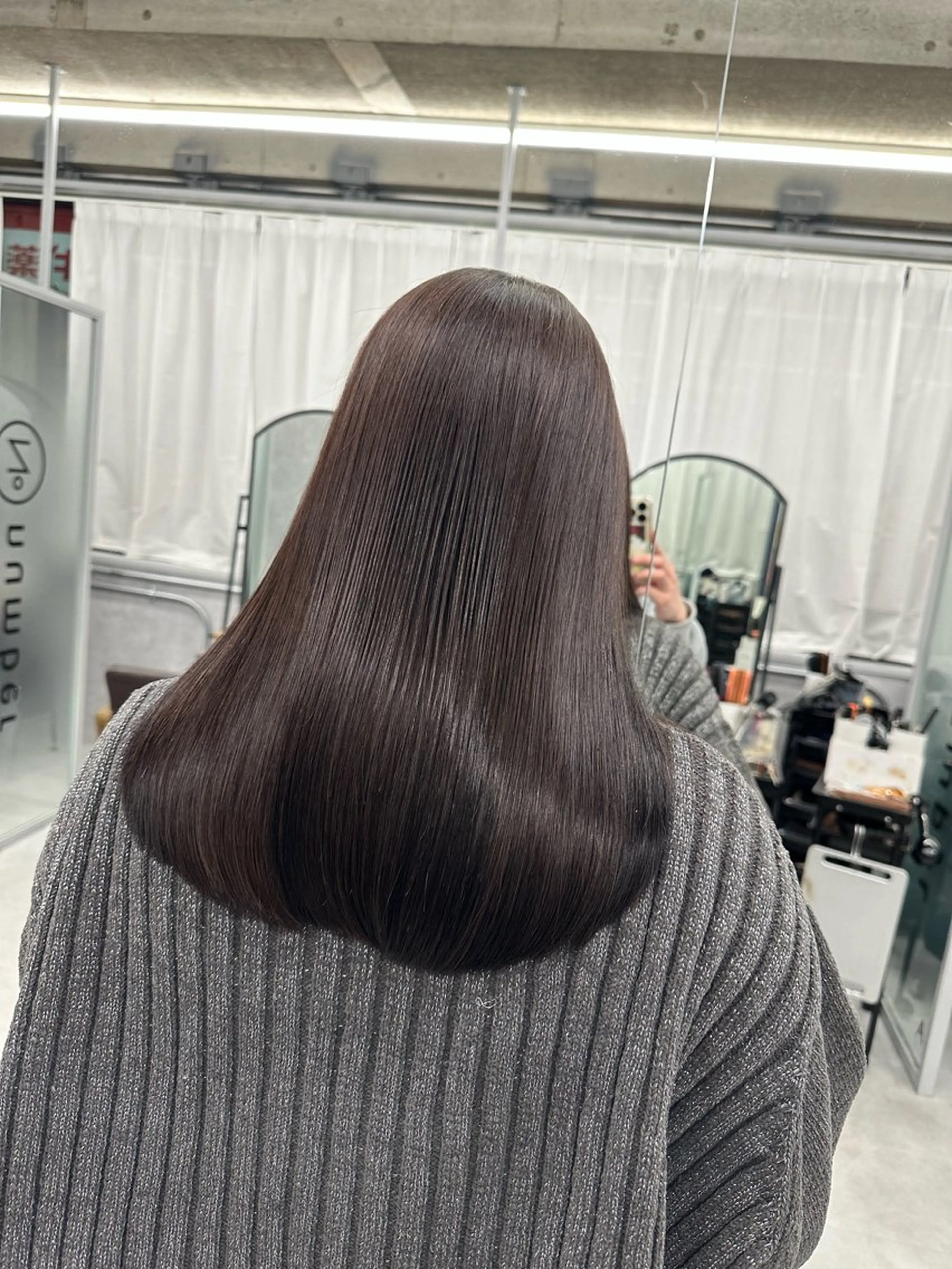 ロング カット トリートメント number天王寺 kyoseiのヘアスタイル