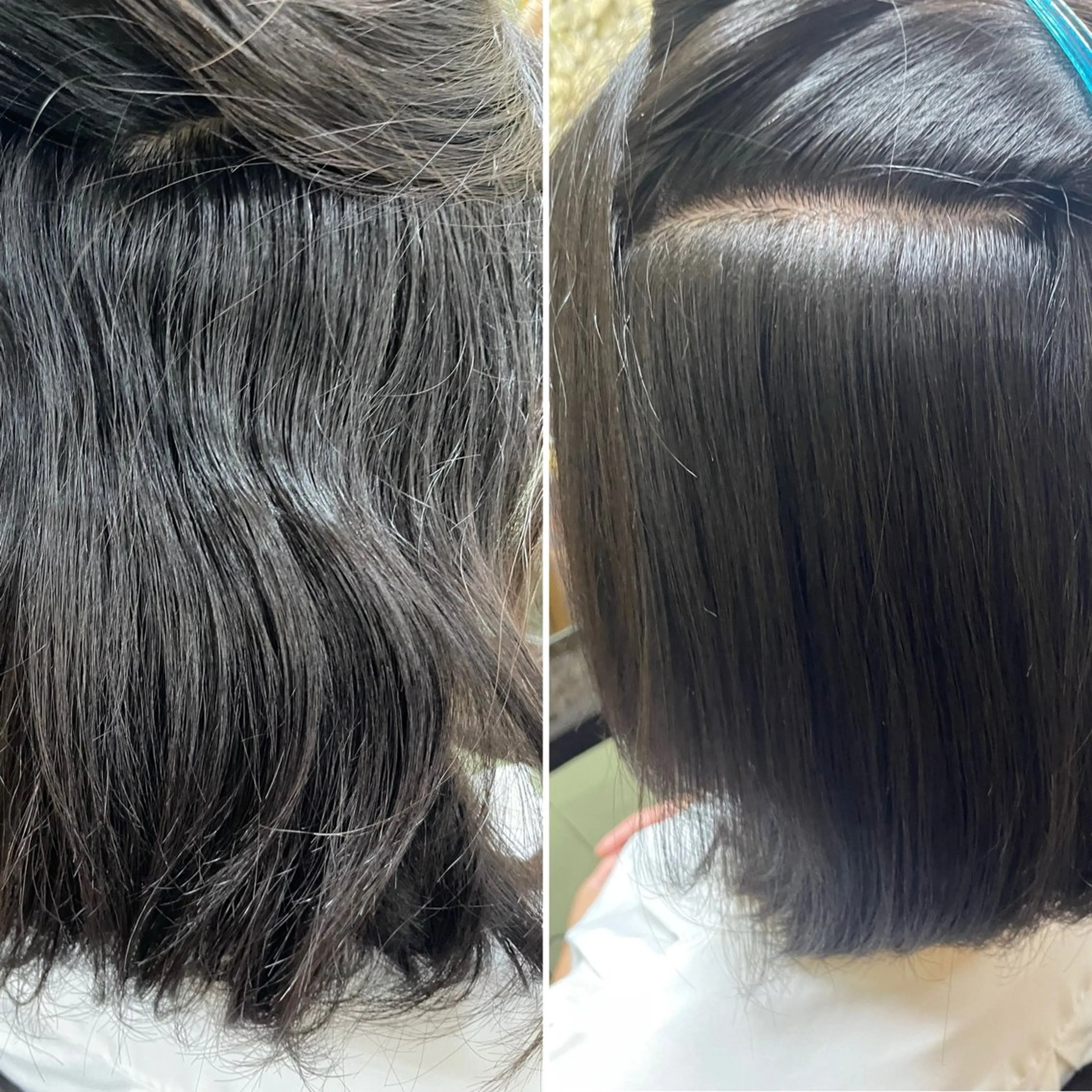 ミディアム くせ毛 katae sayoriのヘアスタイル