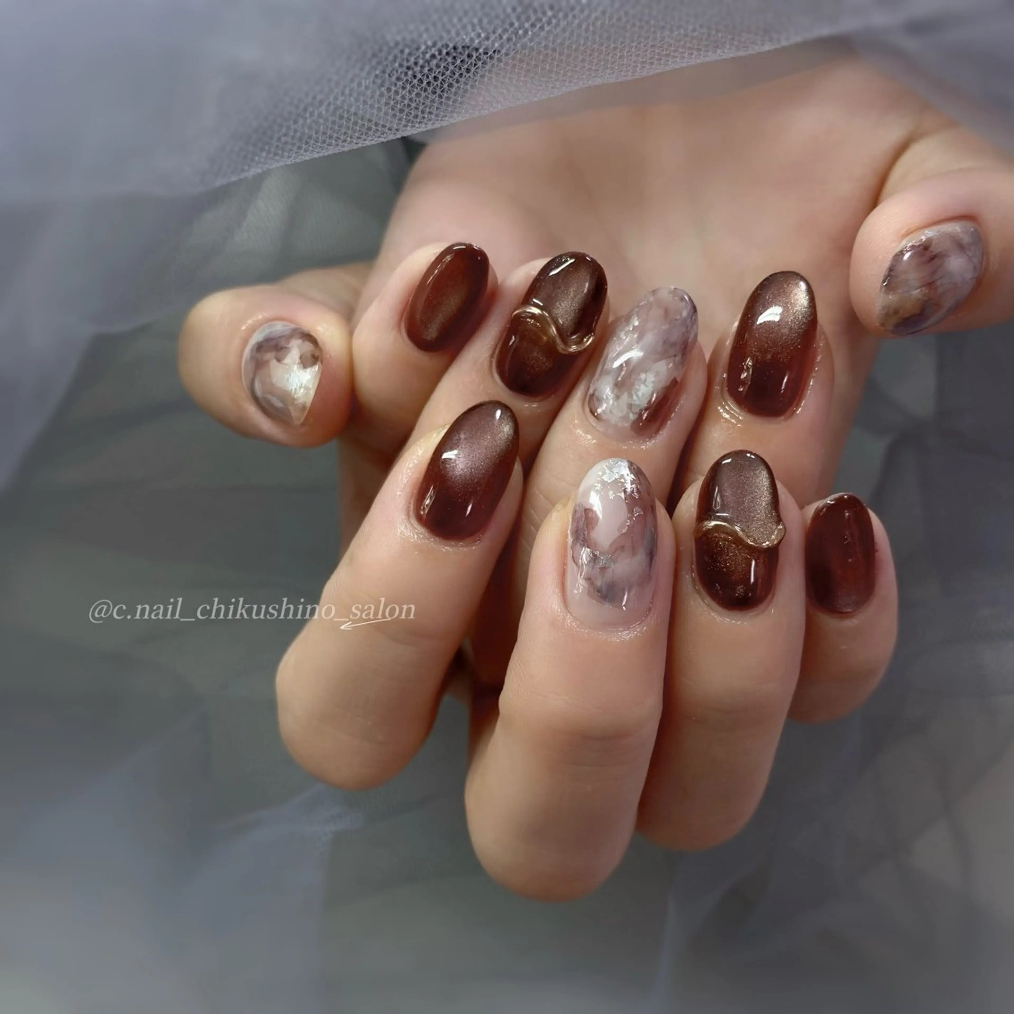 ネイル ハンドネイル C.Nail &Eye筑紫駅のネイルデザイン