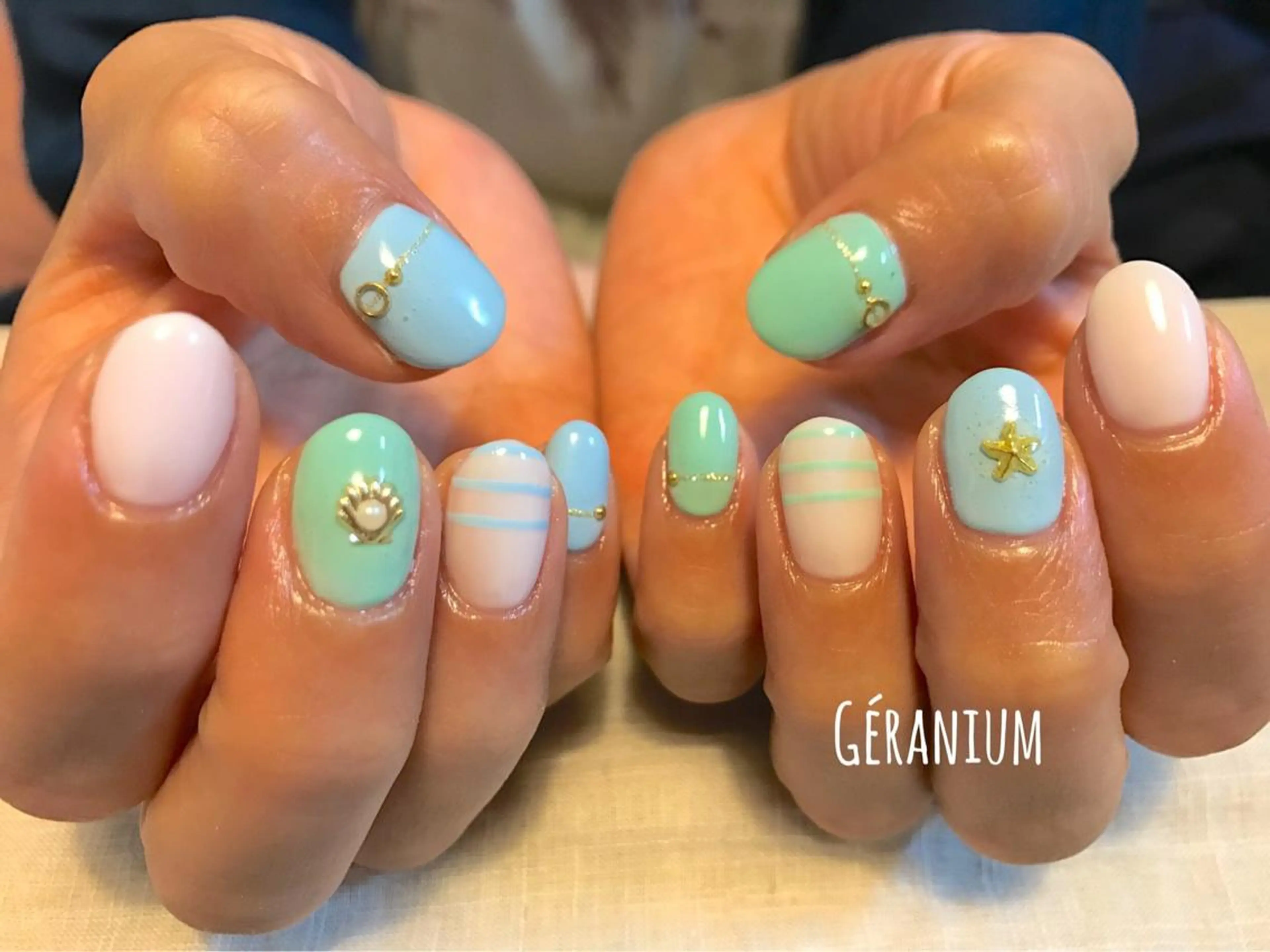 ネイル GéRanium Harukaのネイルデザイン