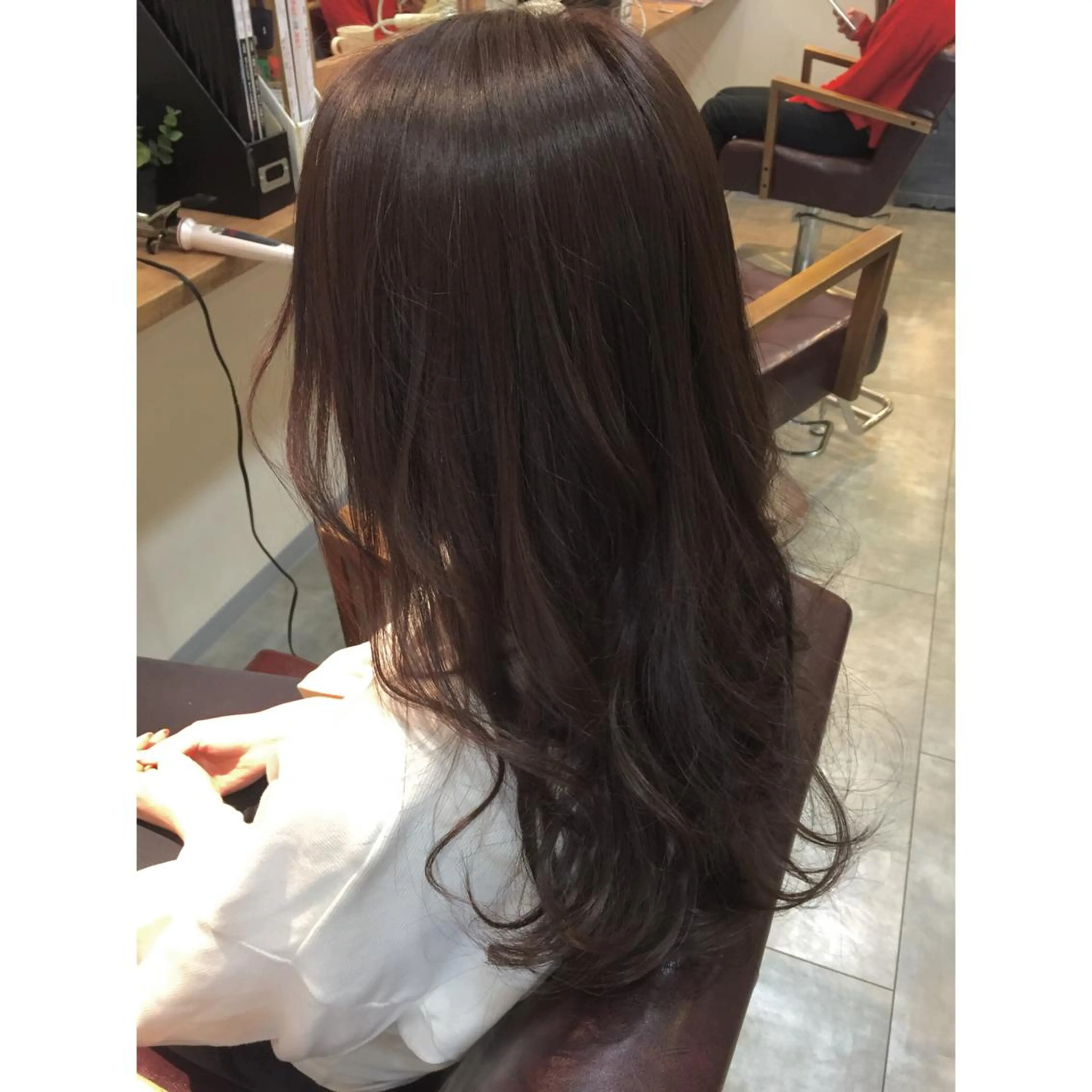 ロング カラー 透明感/ 美髪矯正/田中恭のヘアスタイル