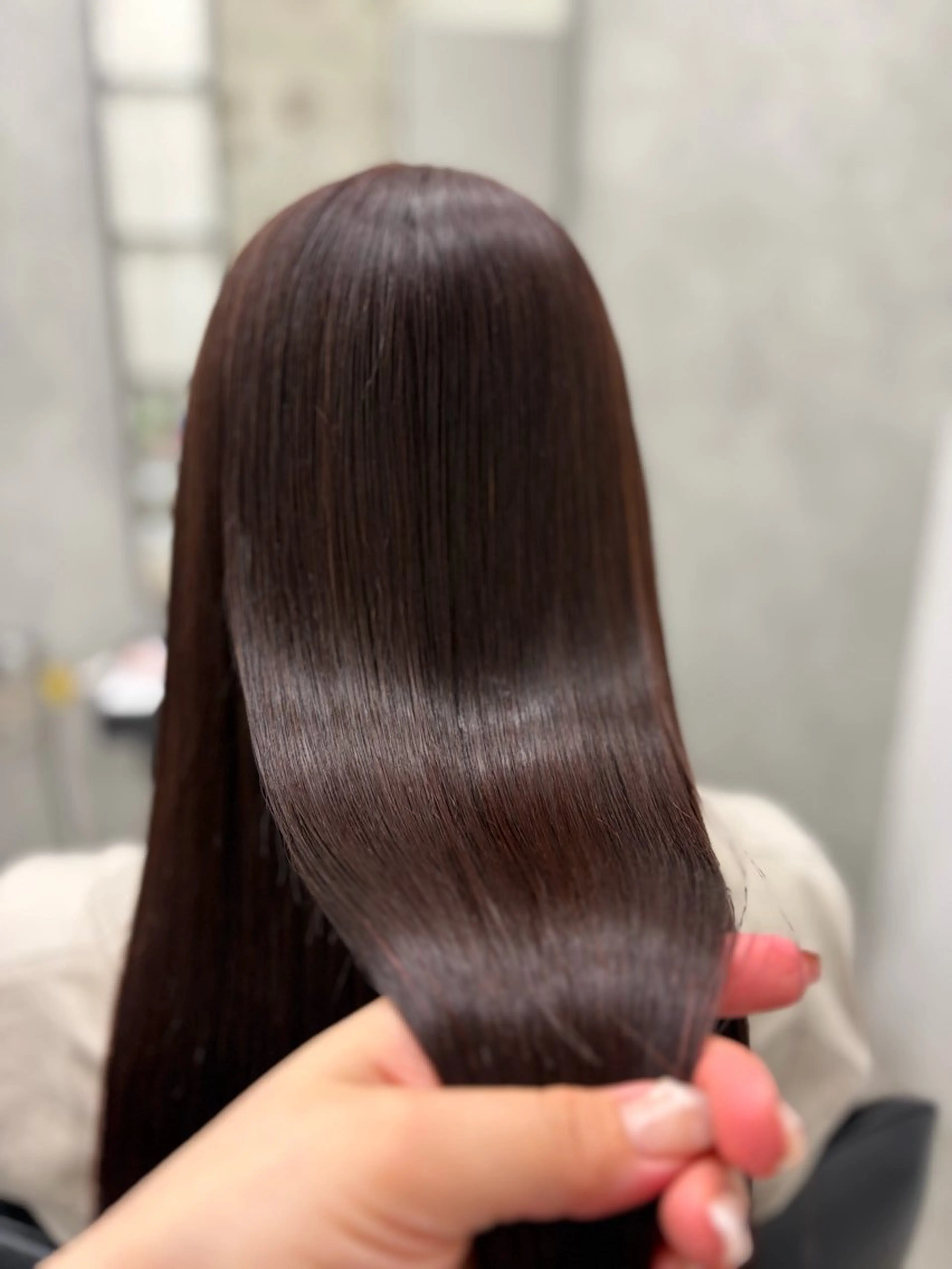 ロング カラー 髪質改善 縮毛矯正 トリートメント ヘアカラー 縮毛矯正 トリートメント すぐ巻ける縮毛矯正 🍀勝倉　麗のヘアスタイル