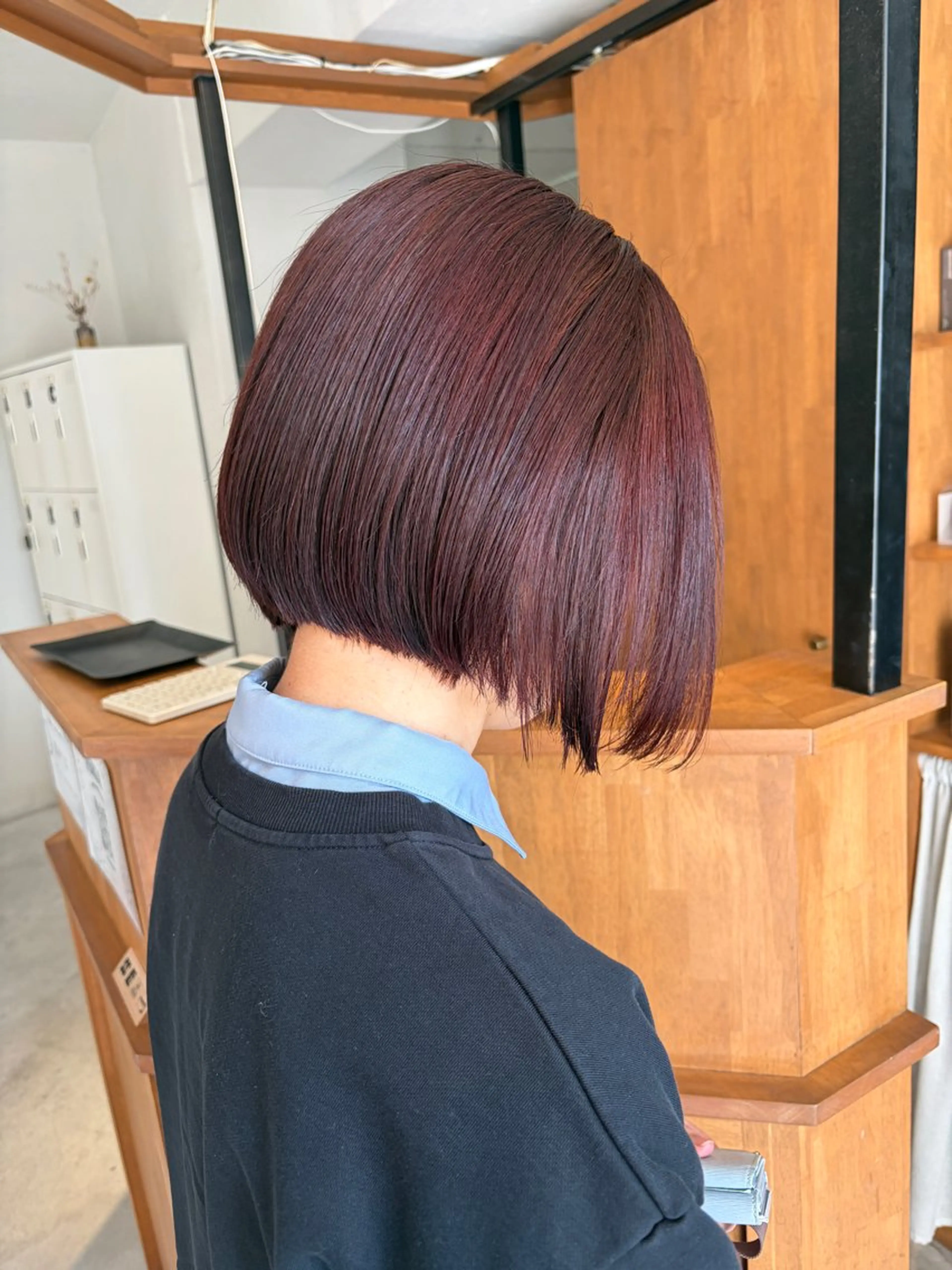 ショート カラー ピンクカラー ボブ カット ヘアカラー FERIA 緑地公園 🎀山口 ゆらら🎀のヘアスタイル