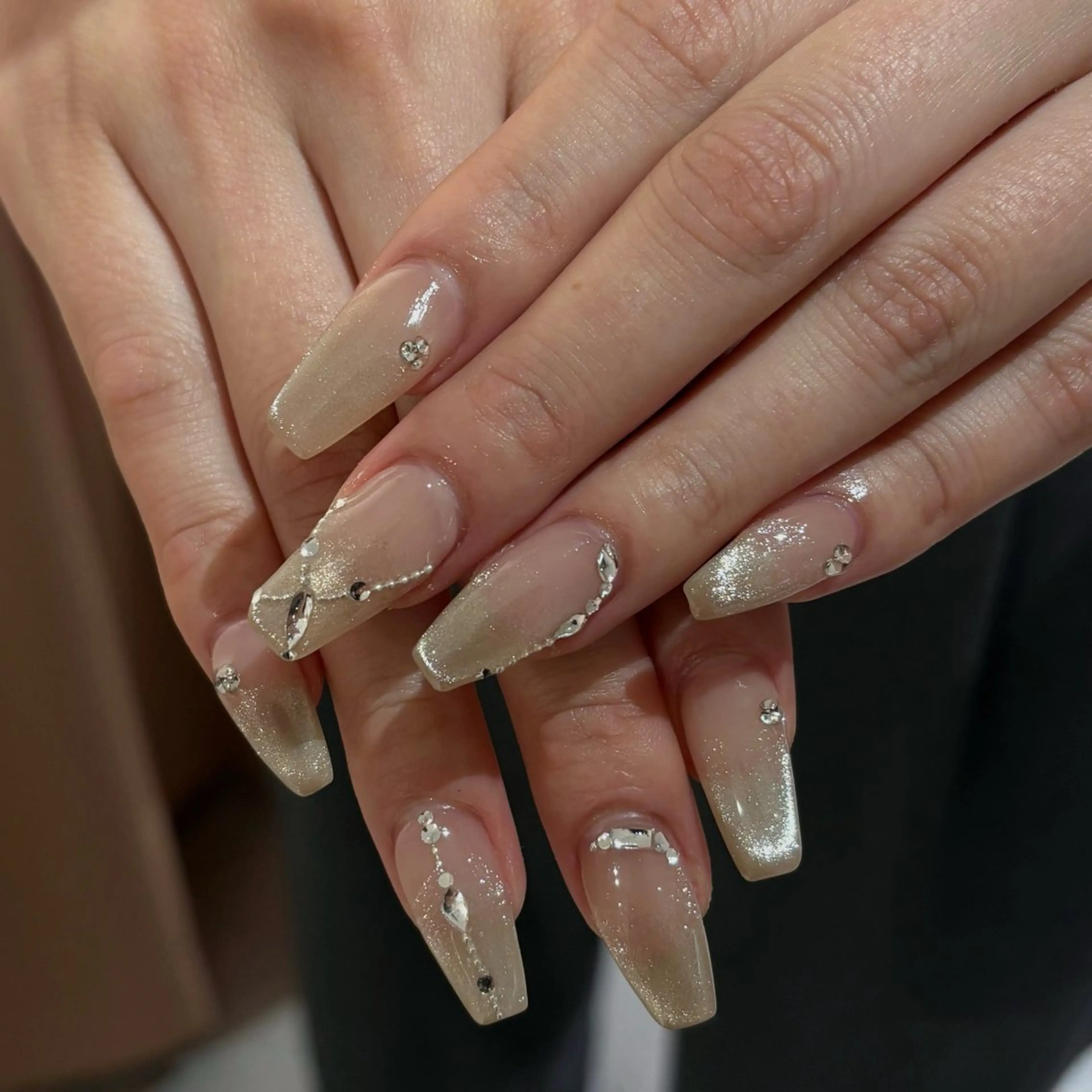 ネイル ハンドネイル ︎✧韓国/ワンホン myu︎✧のネイルデザイン