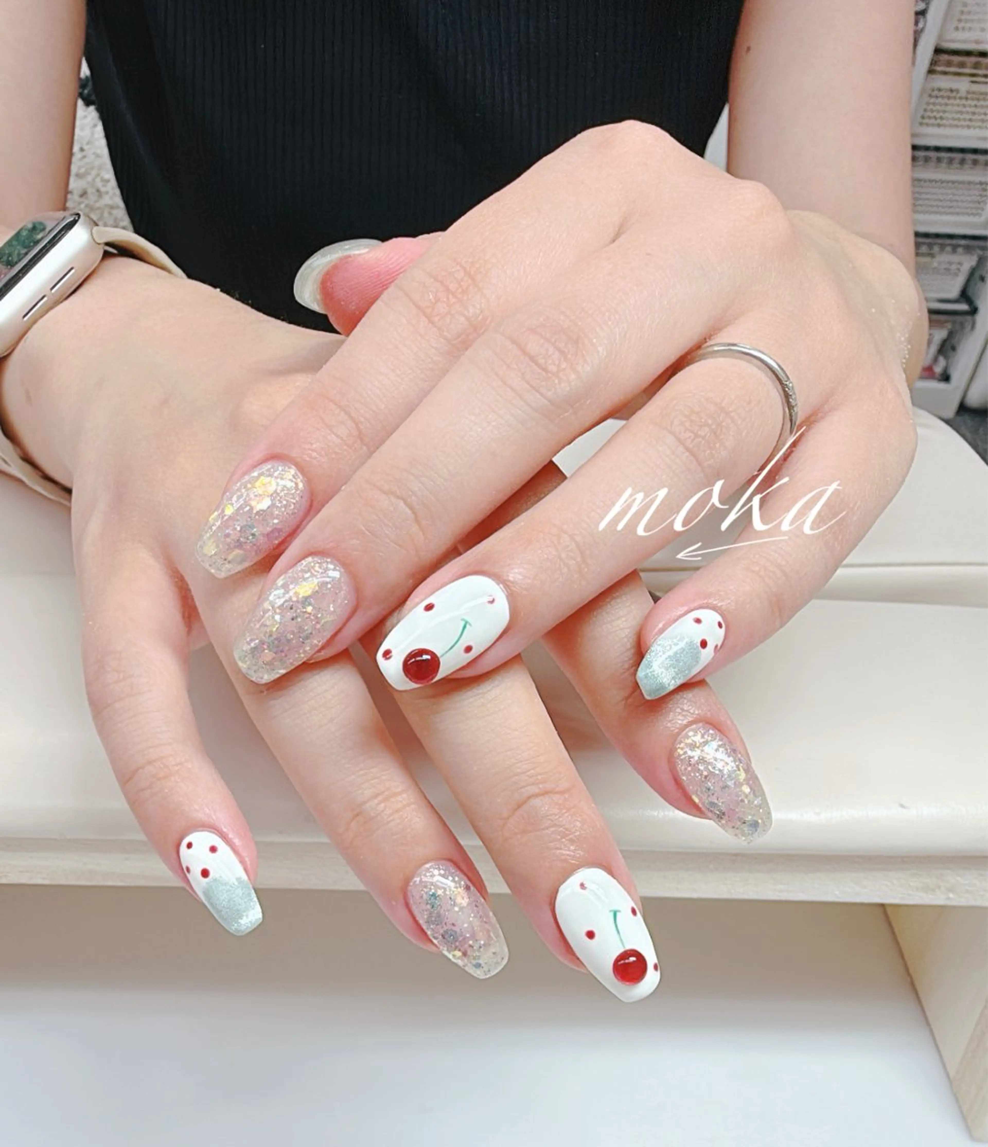 ネイル ハンドネイル ハンドケア 胡蝶蘭レディースサロ ンNailMOKAのネイルデザイン