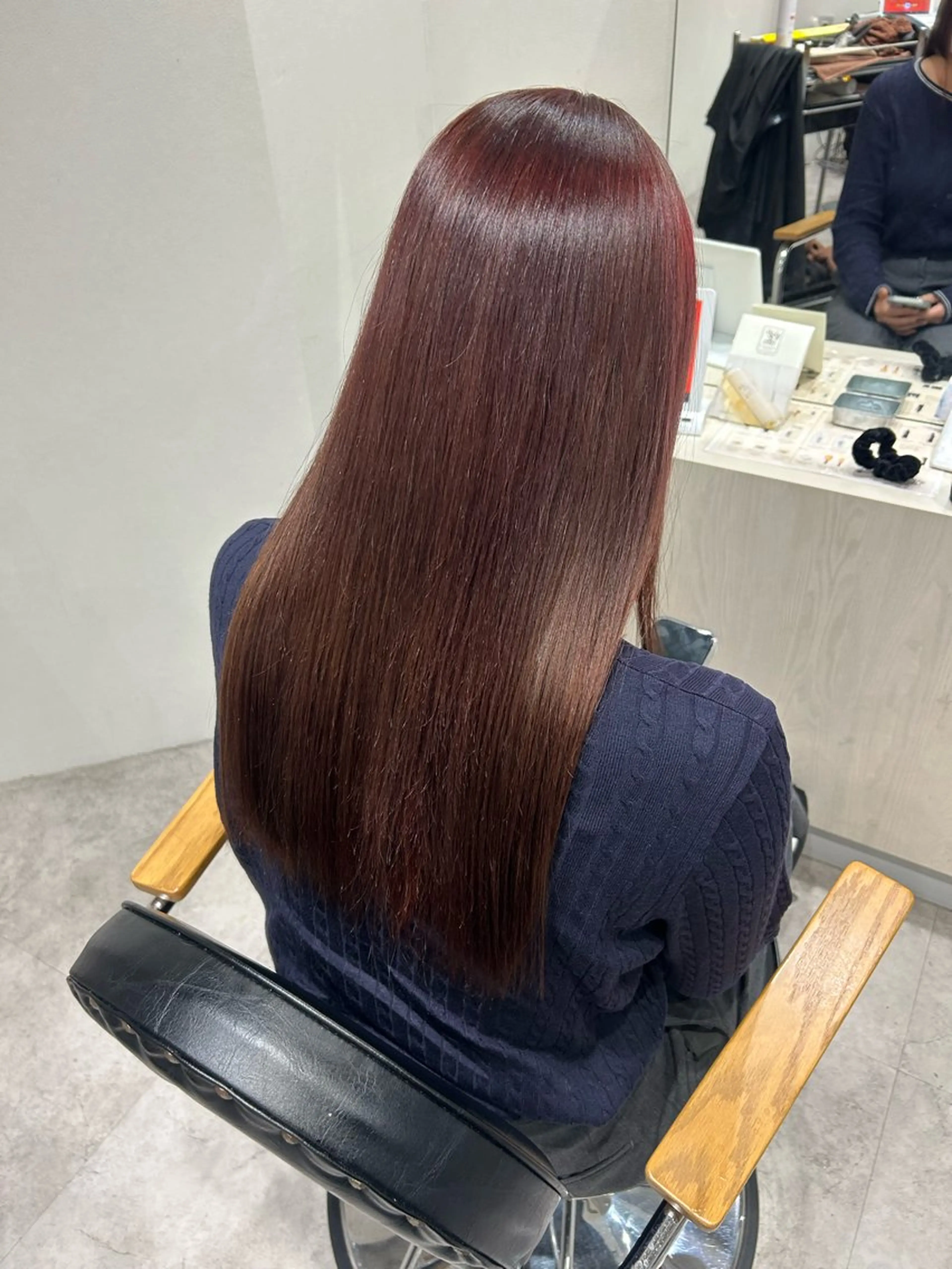 セミロング カラー ヘアアレンジ ブラウンカラー ピンクカラー ピンクブラウン ヘアカラー ボブ /ニュアンス/ satomi🧸💖のヘアスタイル