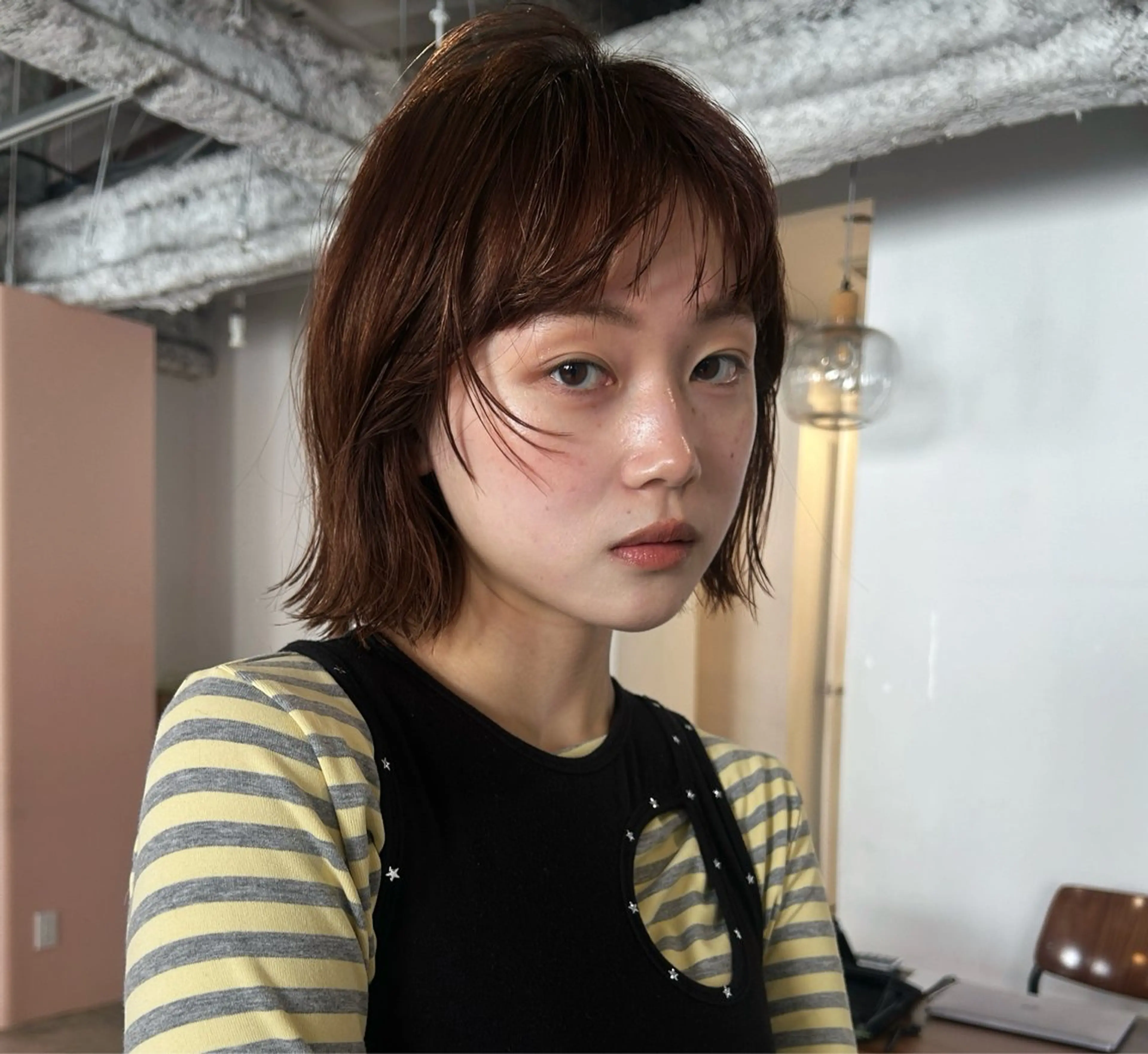 ショート カラー ヘアアレンジ レイヤーカット カット ヘアカラー トリートメント 🎀suzuna 透明感colorのヘアスタイル