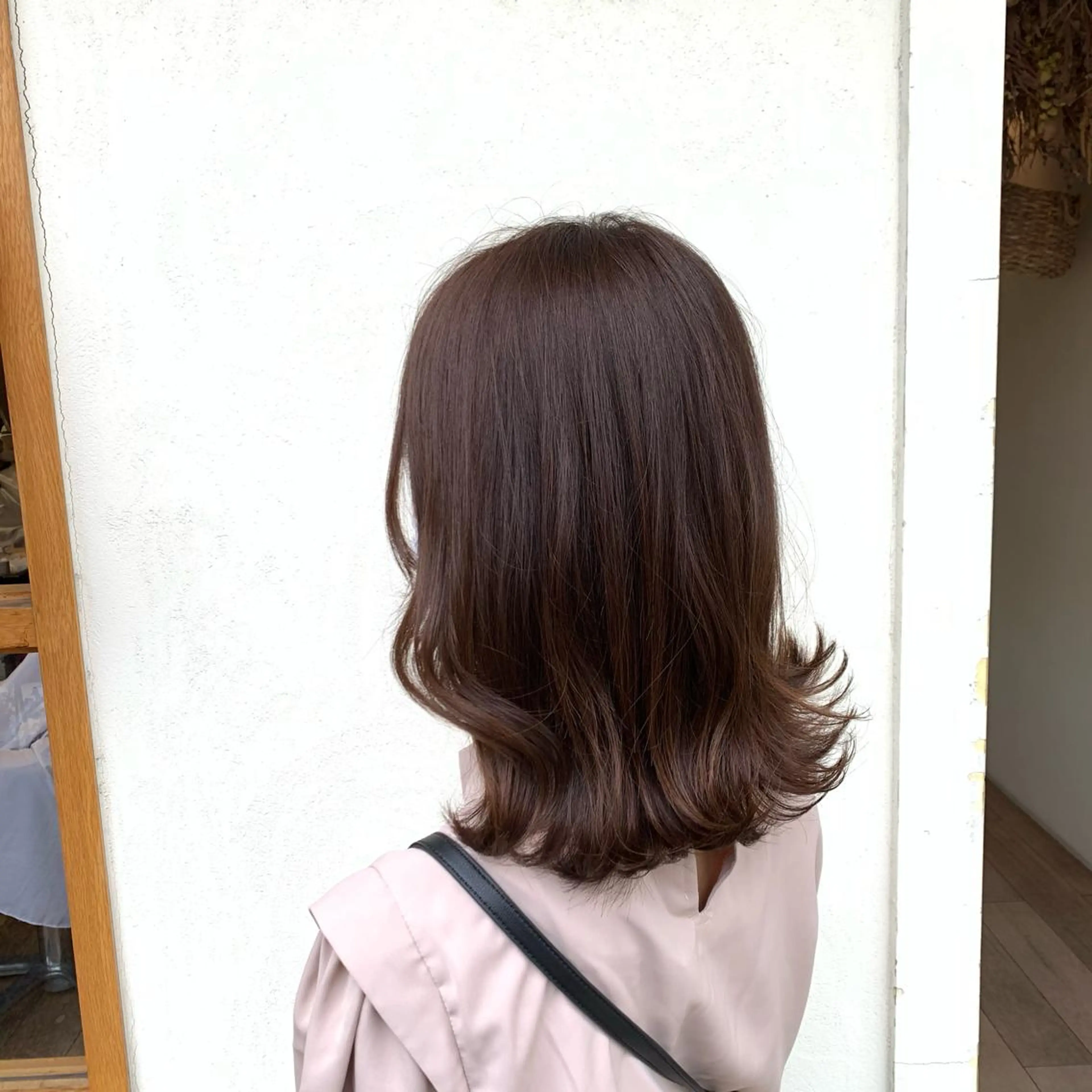 セミロング カラー ブラウンカラー ヘアカラー 山本 知佳のヘアスタイル