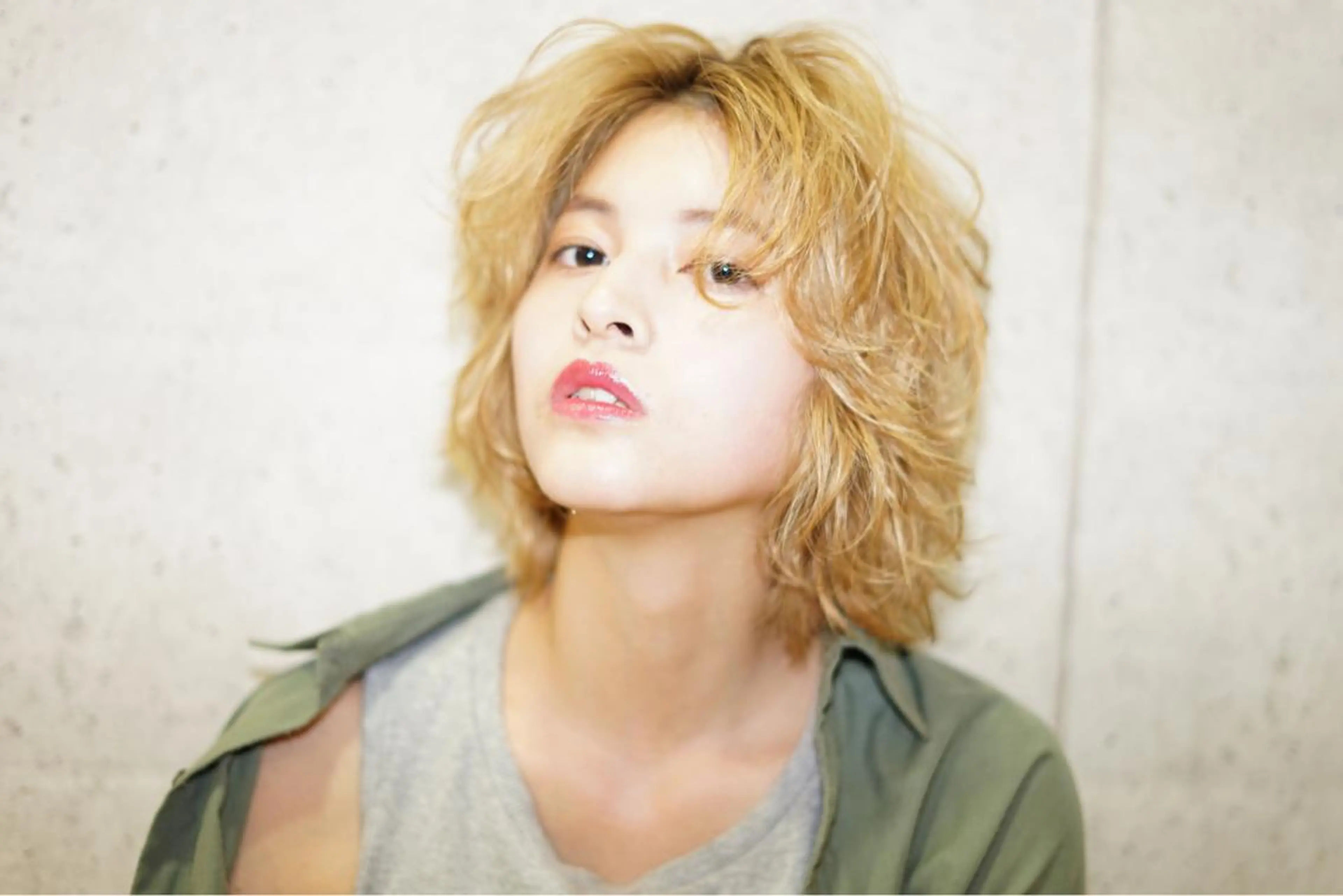 ミディアム カラー パーマ 可愛いを作る神 ナオヒロのヘアスタイル