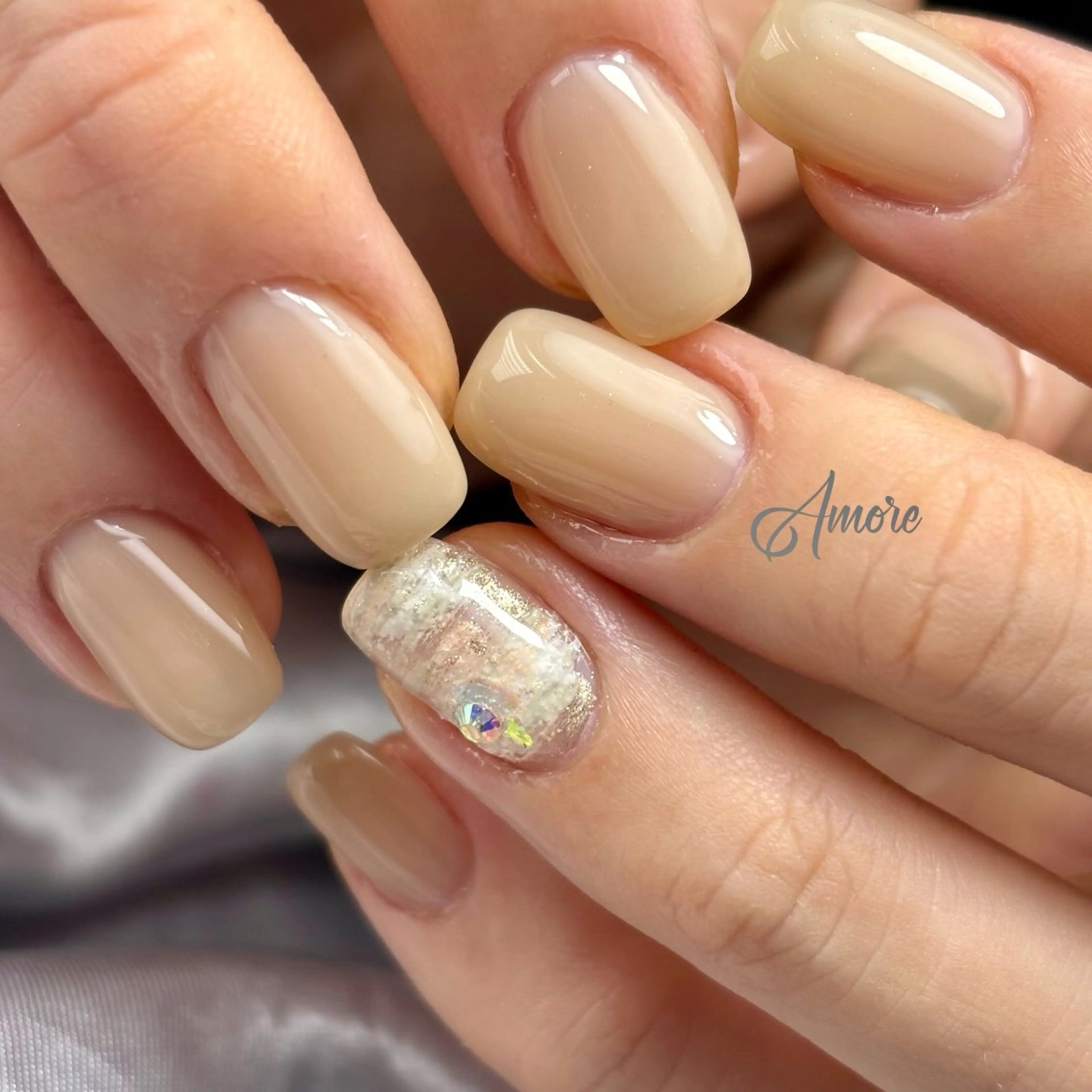 ネイル ジェルネイル キラキラネイル 韓国ネイル マグネットネイル パラジェル You kyehwaのネイルデザイン