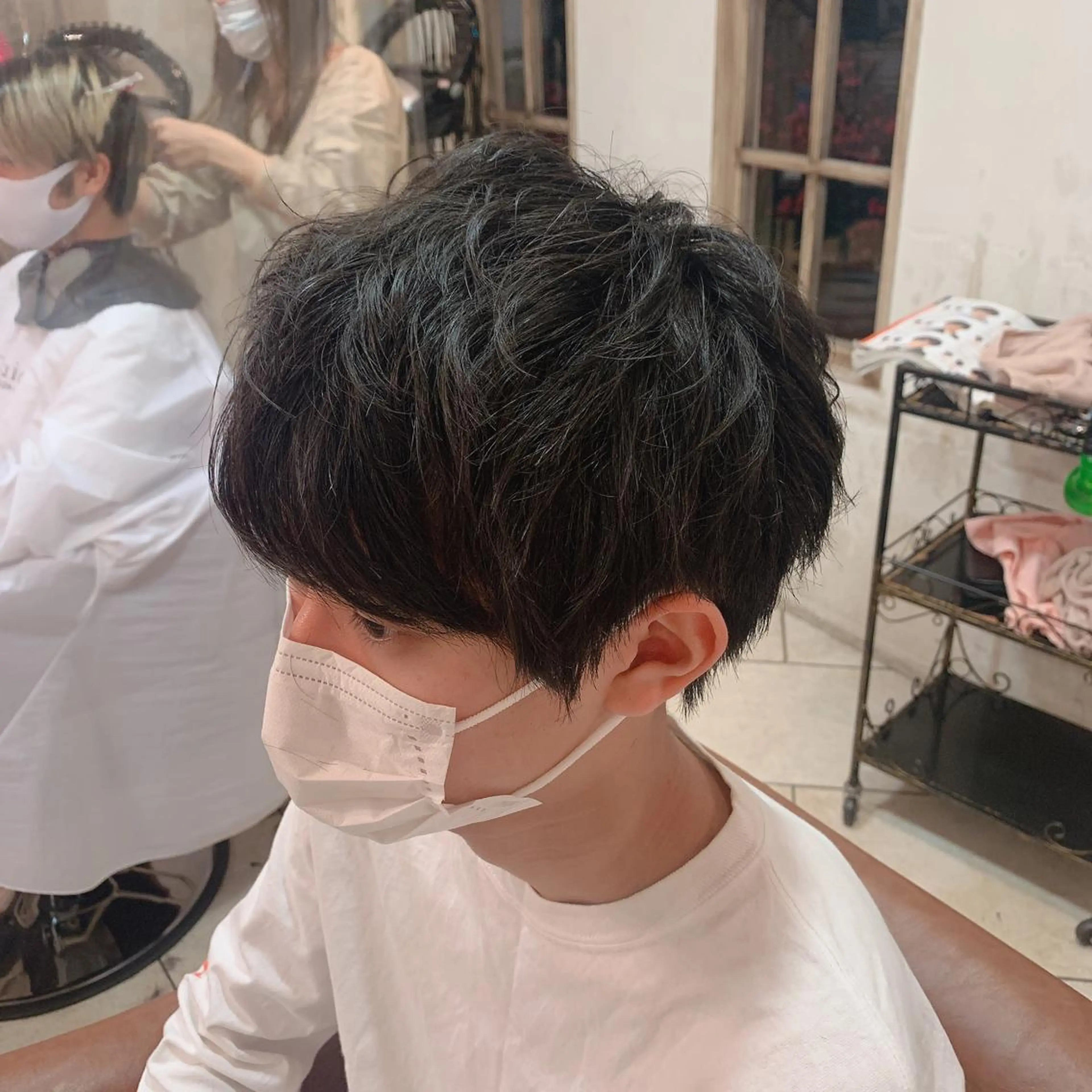 ショート くせ毛 森 早希絵のヘアスタイル