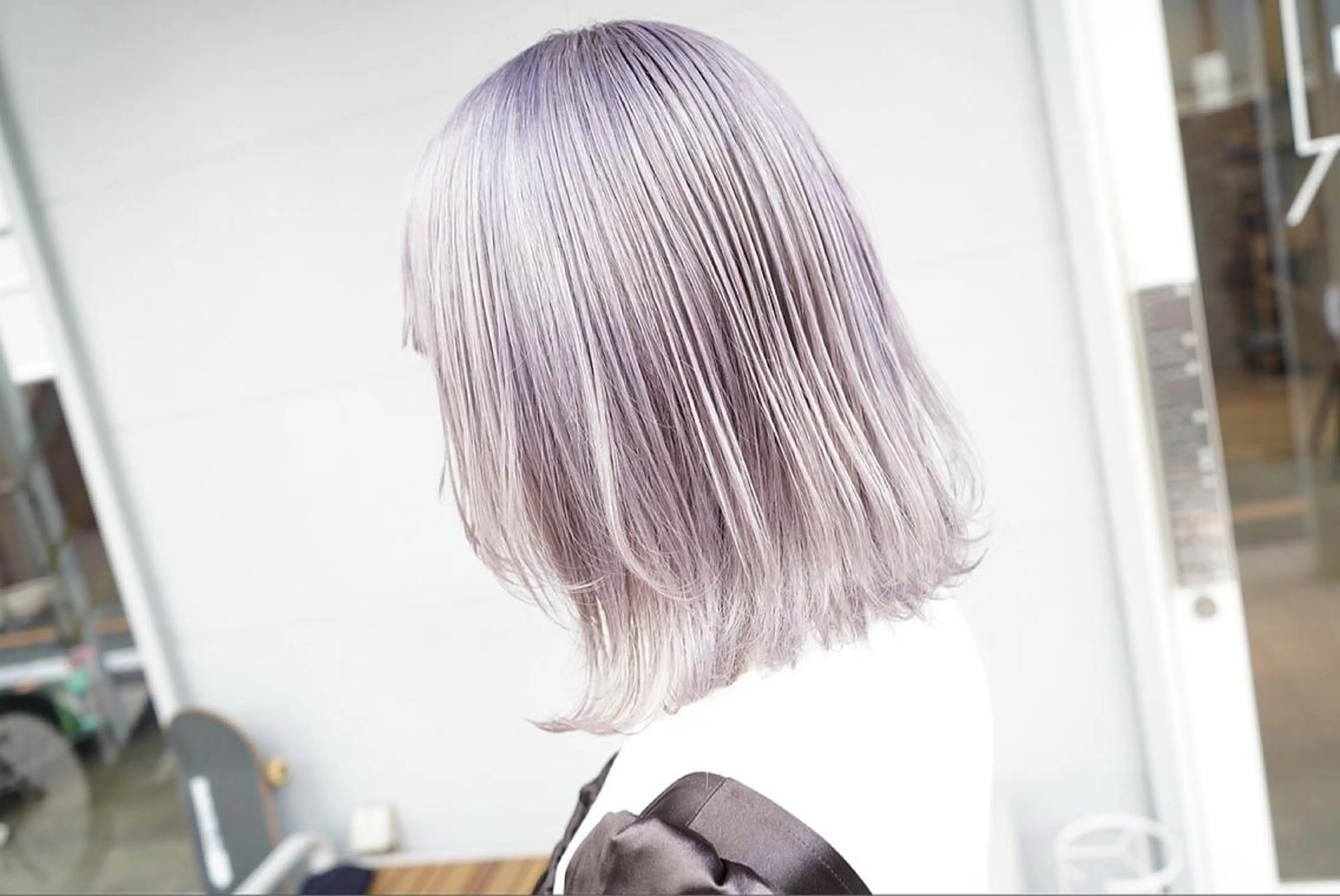 ミディアム カラー ヘアアレンジ ヘアカラー トリートメント lani ブリーチ /ダブルカラーのヘアスタイル