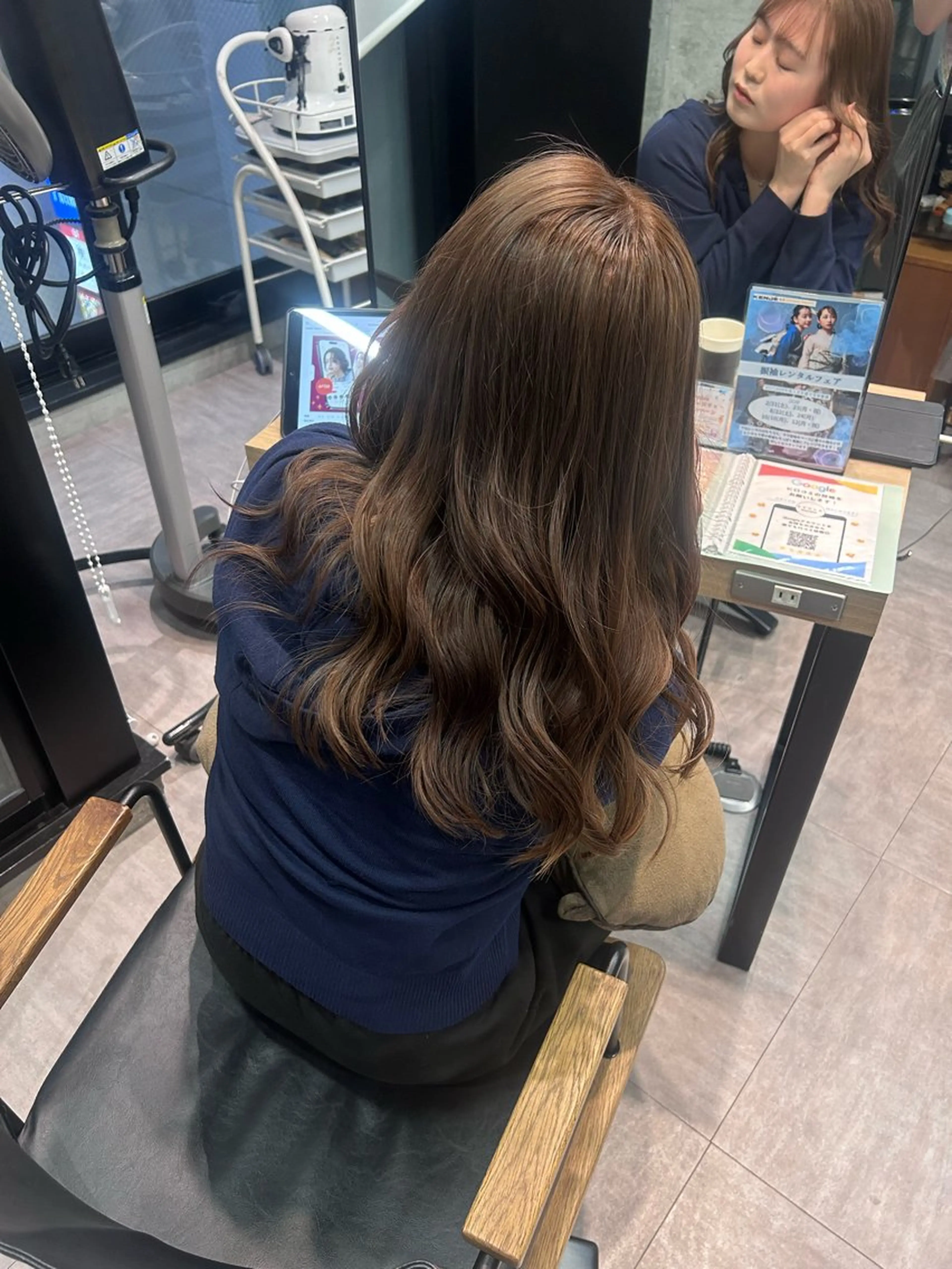 カラー 透明感カラー/縮毛/ chino🍀のヘアスタイル