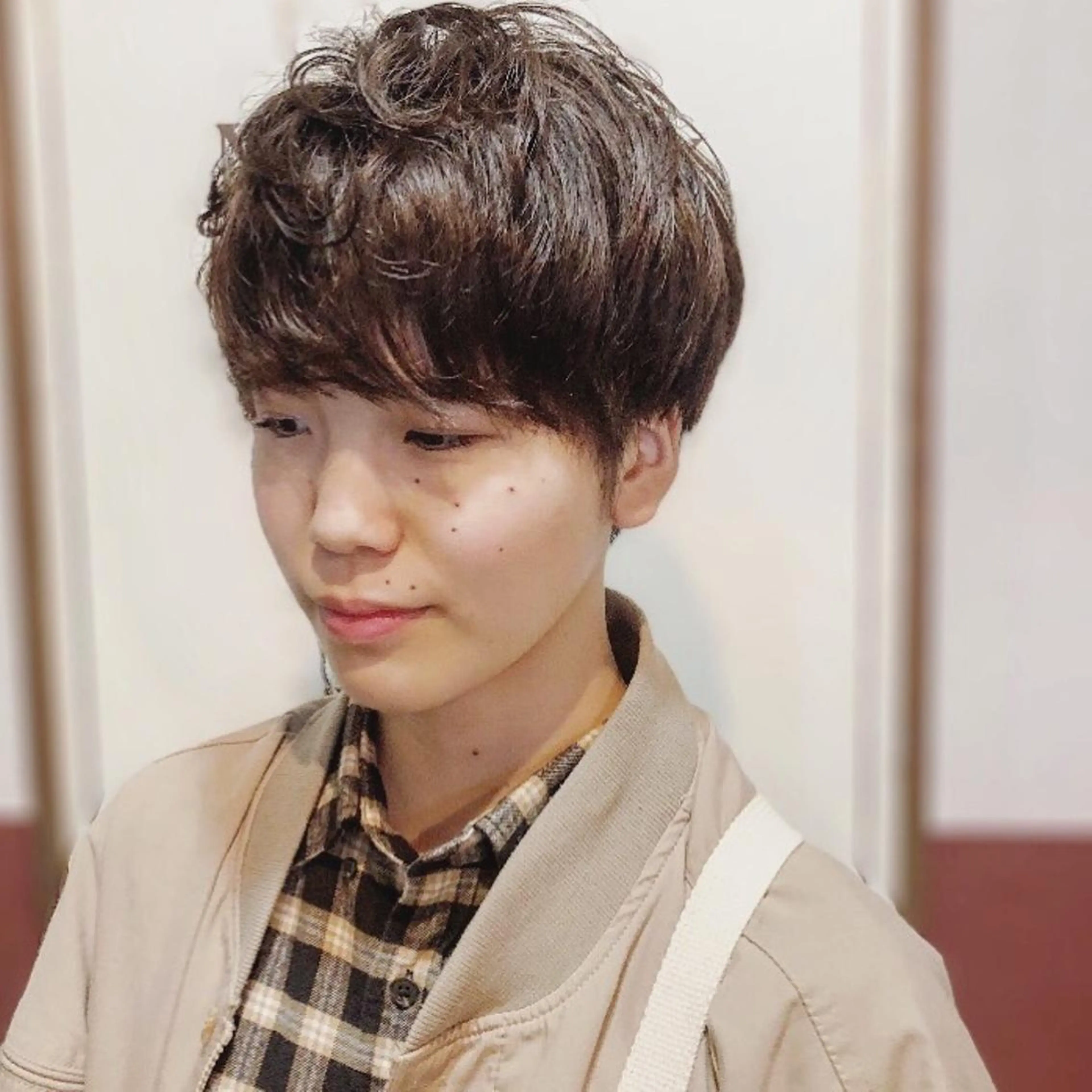 ショート カラー パーマ ノグチ ユウキ/ボブのヘアスタイル