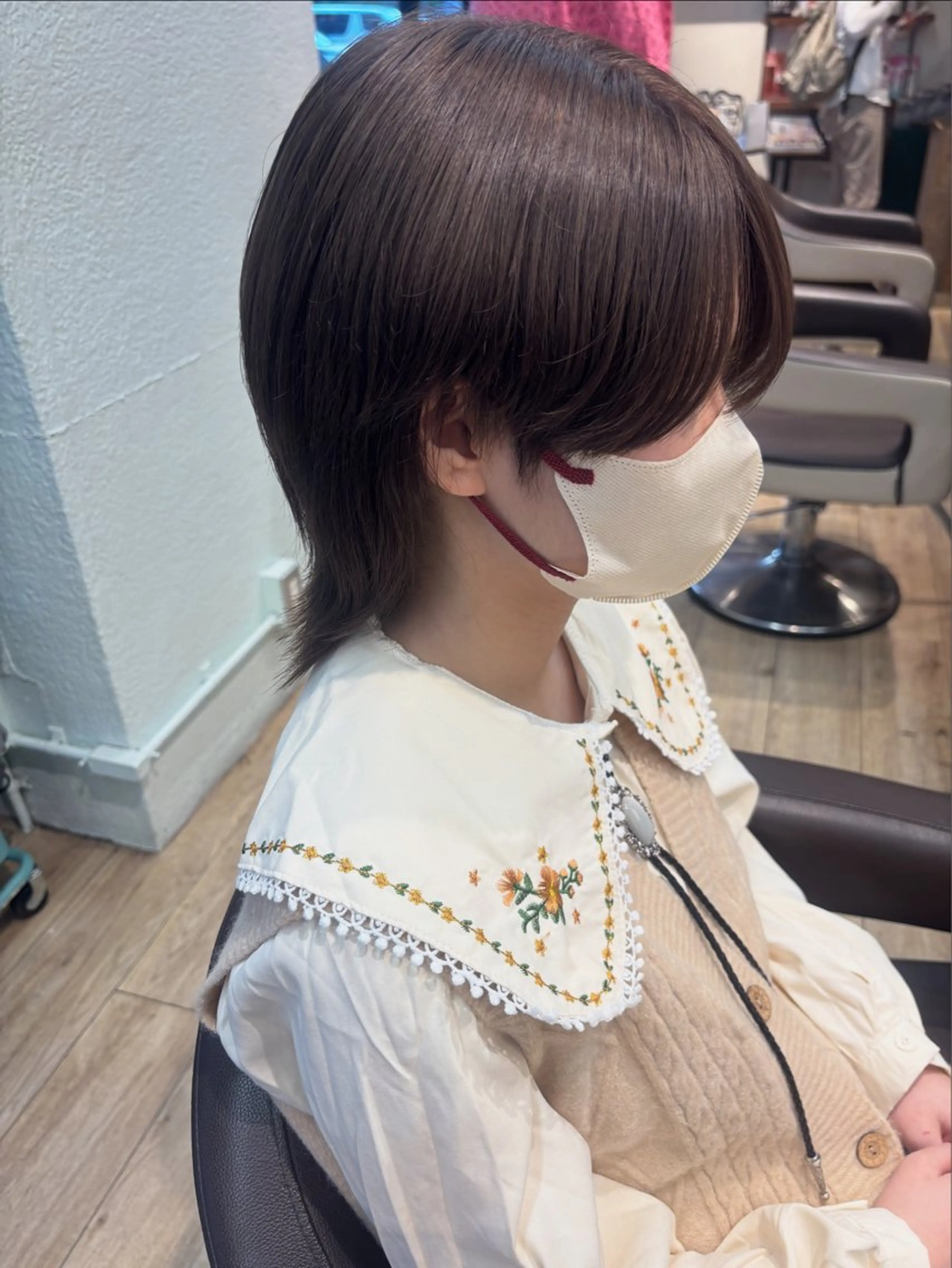ミディアム ヘアカラー ゆうこ🍀髪質改善/ ストレート/艶カラーのヘアスタイル