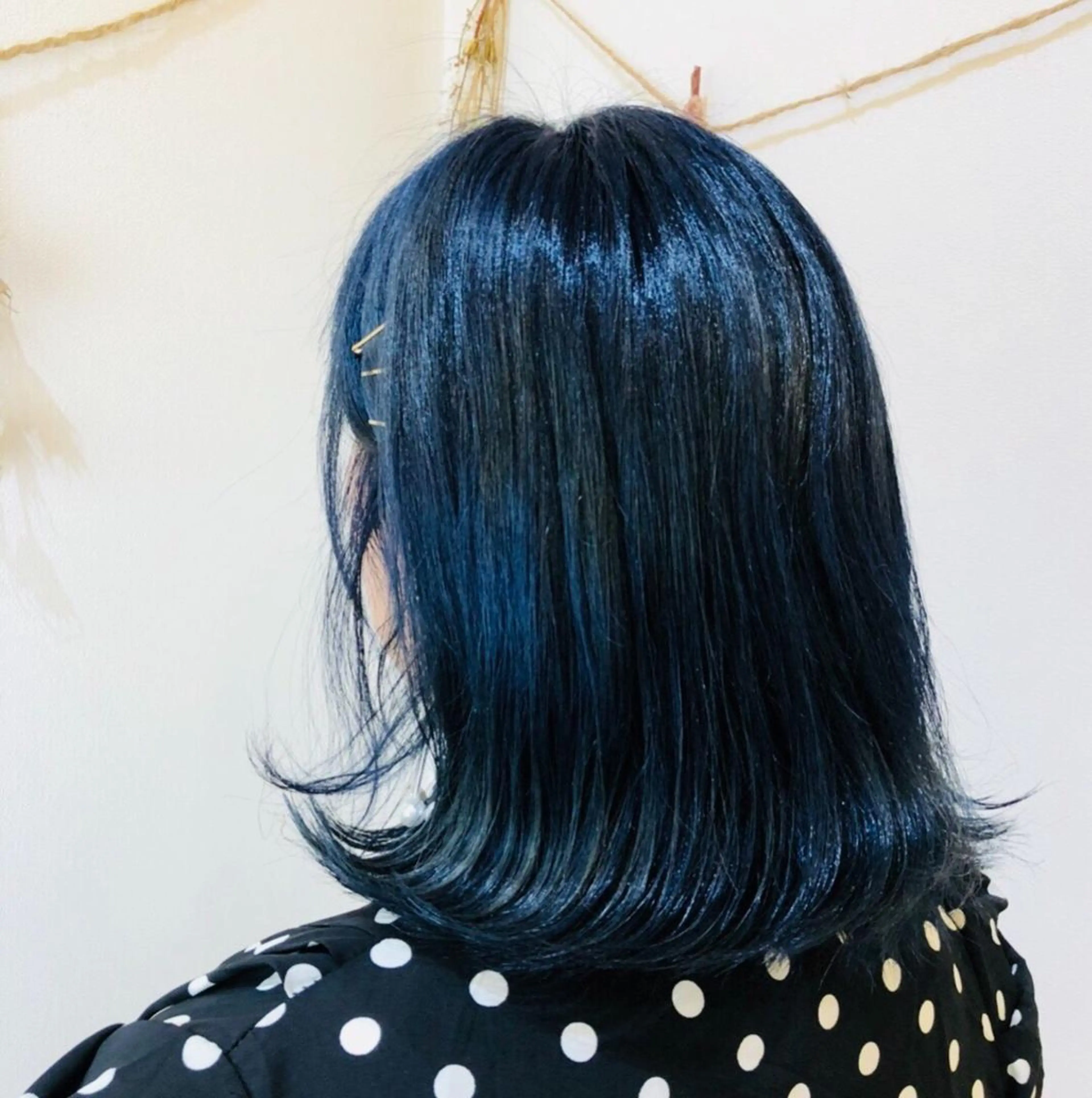 ミディアム カラー ネイビーカラー カット ヘッドスパ 広がり、まとまらない お悩み改善/ 中田のヘアスタイル