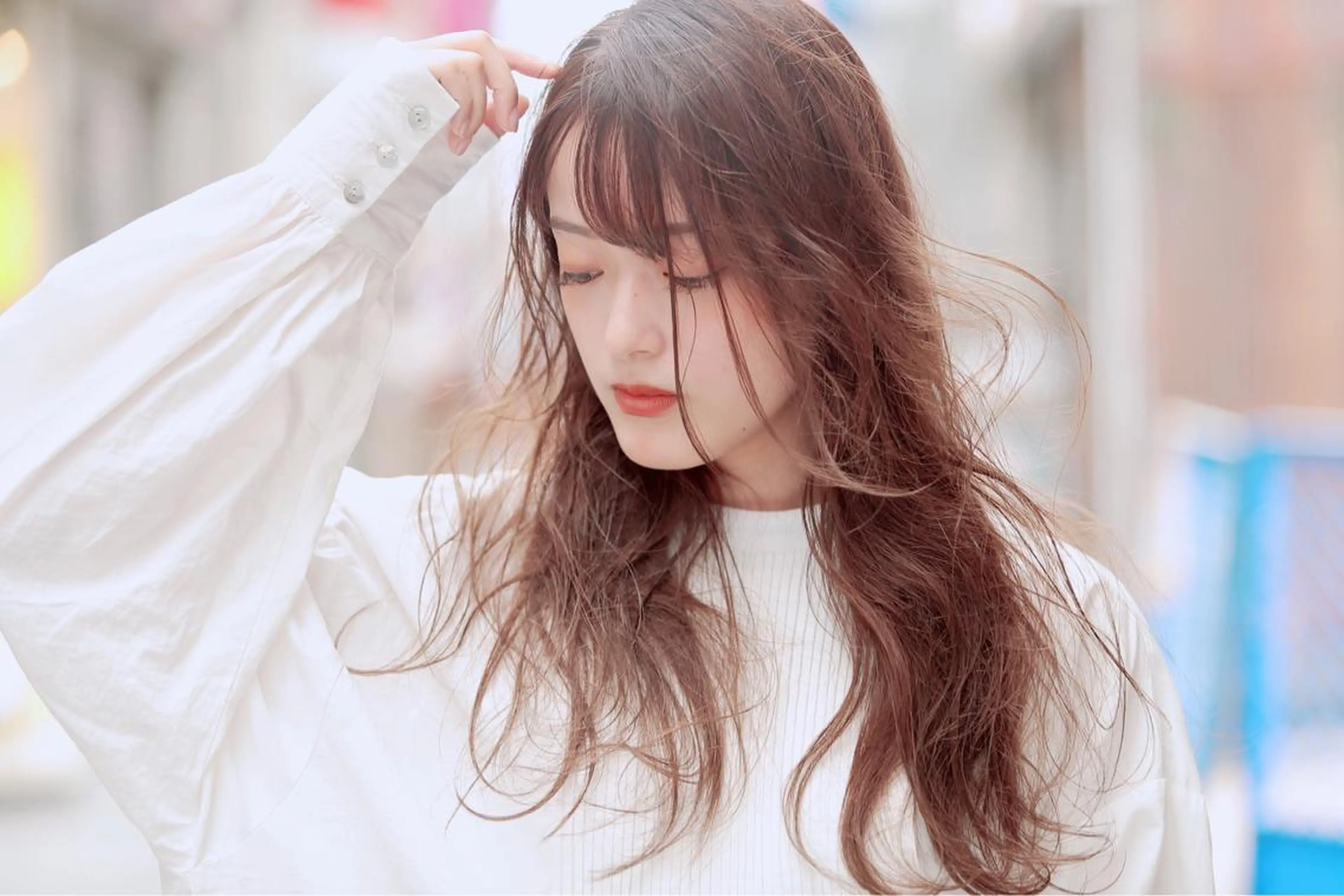 ロング Kobayashi Daisukeのヘアスタイル